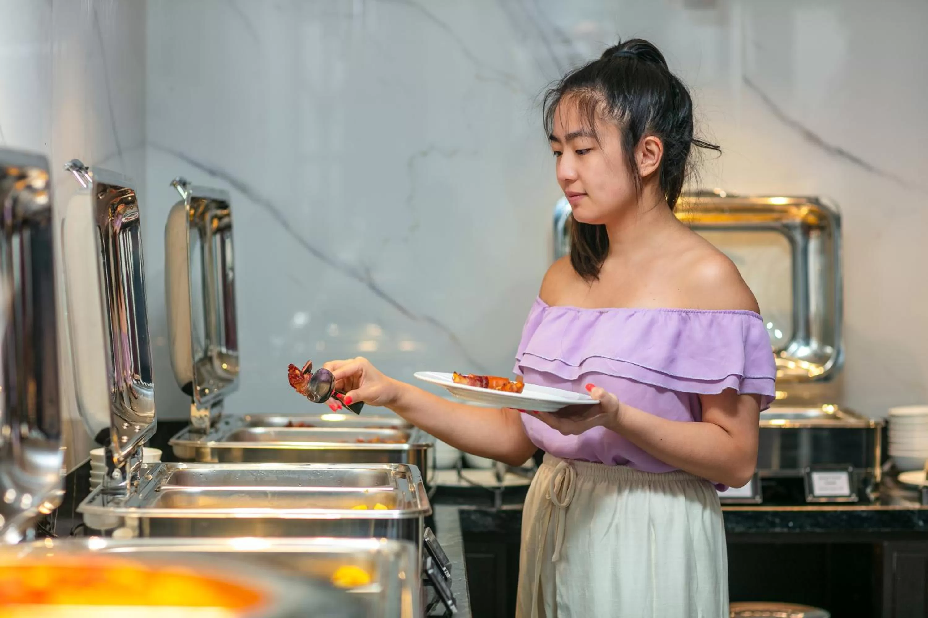 Food in MAY DE VILLE Lakeside Hotel