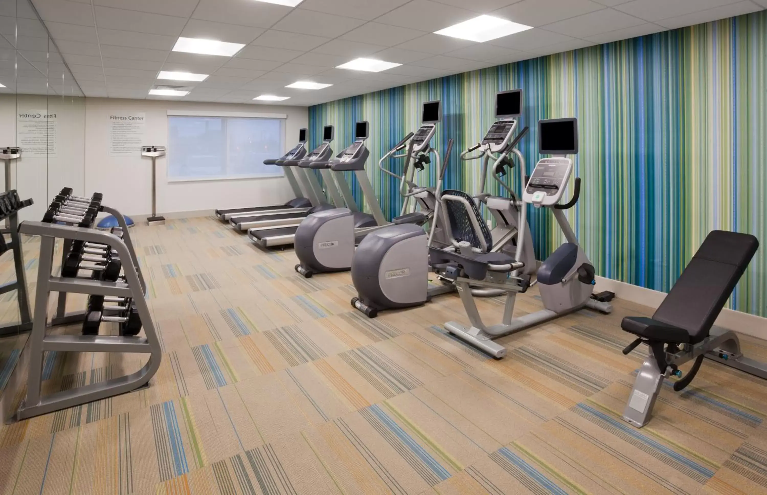 Fitness centre/facilities, Fitness Center/Facilities in Holiday Inn Express and Suites Des Moines Downtown, an IHG Hotel