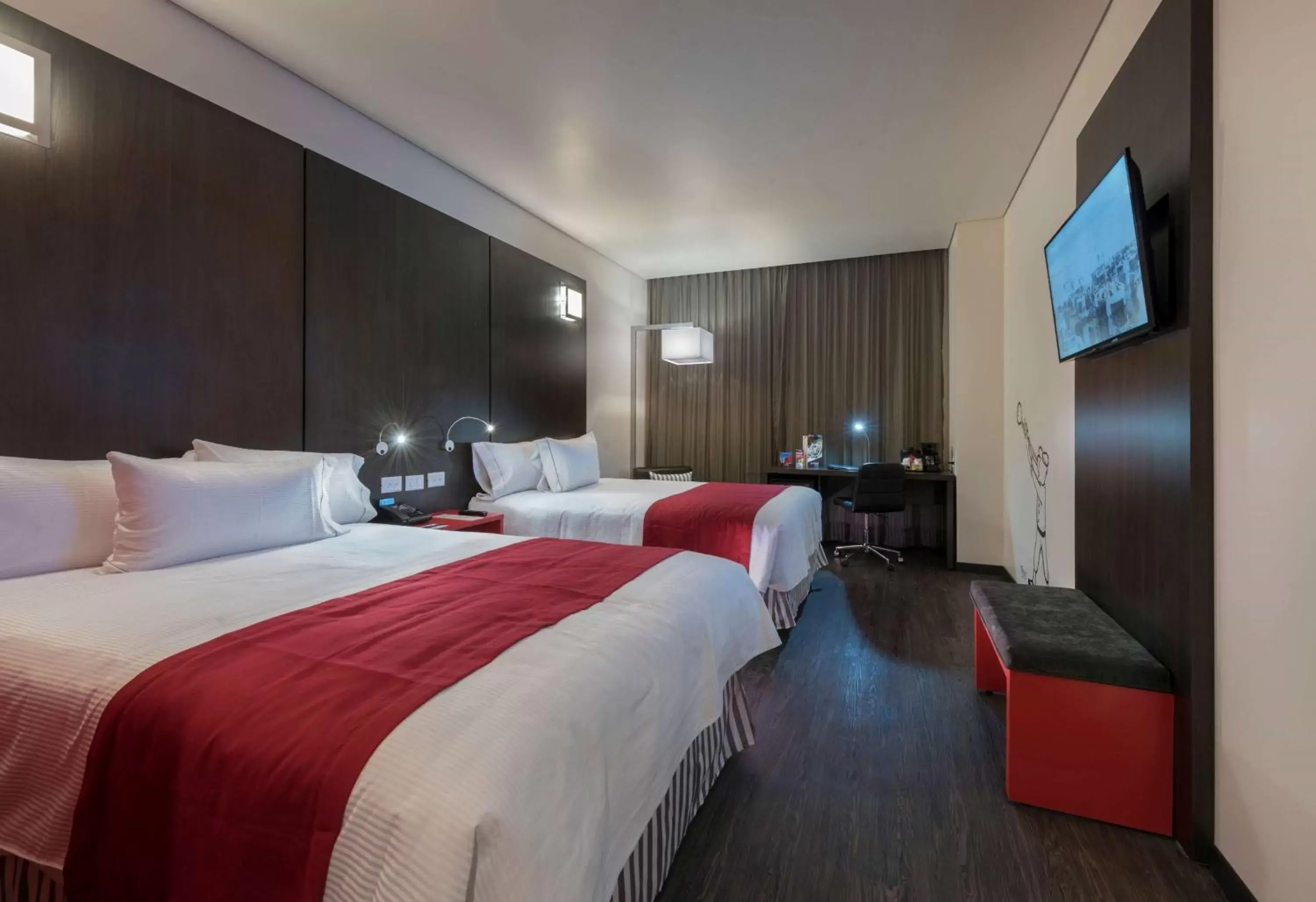 Photo of the whole room, Bed in Ramada Encore by Wyndham San Luis Potosi