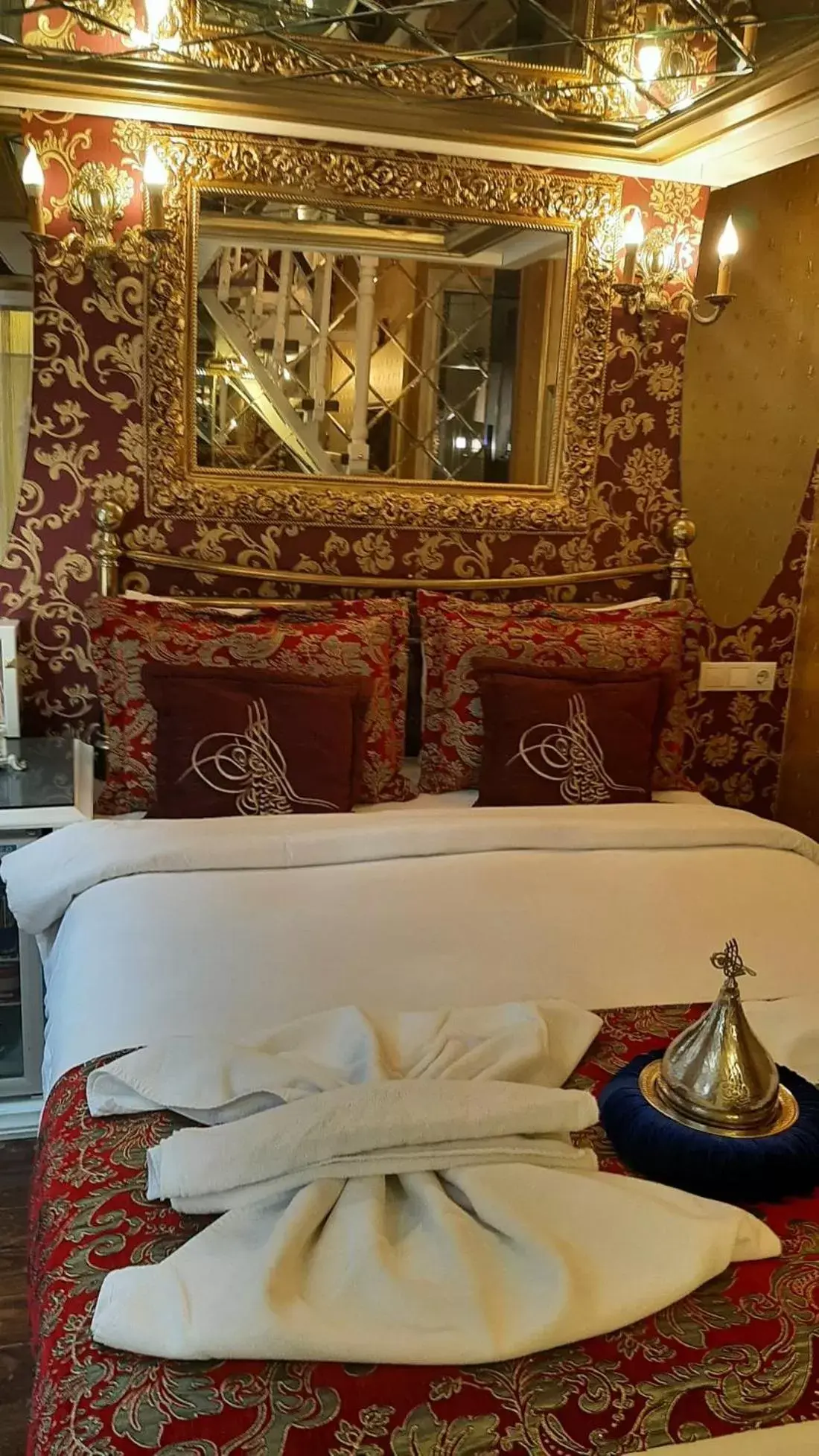 Bed in Sultan Tughra Hotel