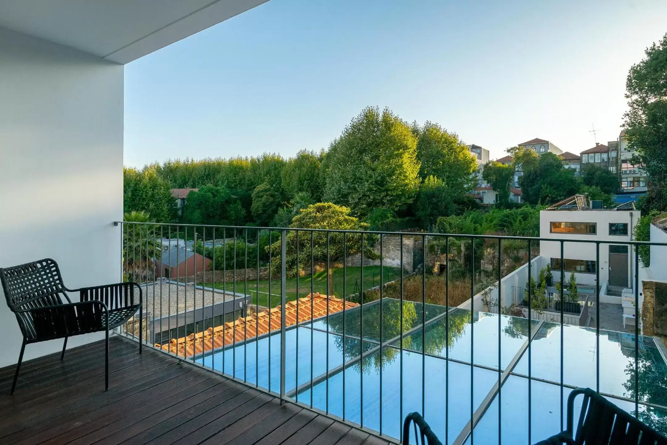Balcony/Terrace, Pool View in Canto De Luz - Luxury Maison