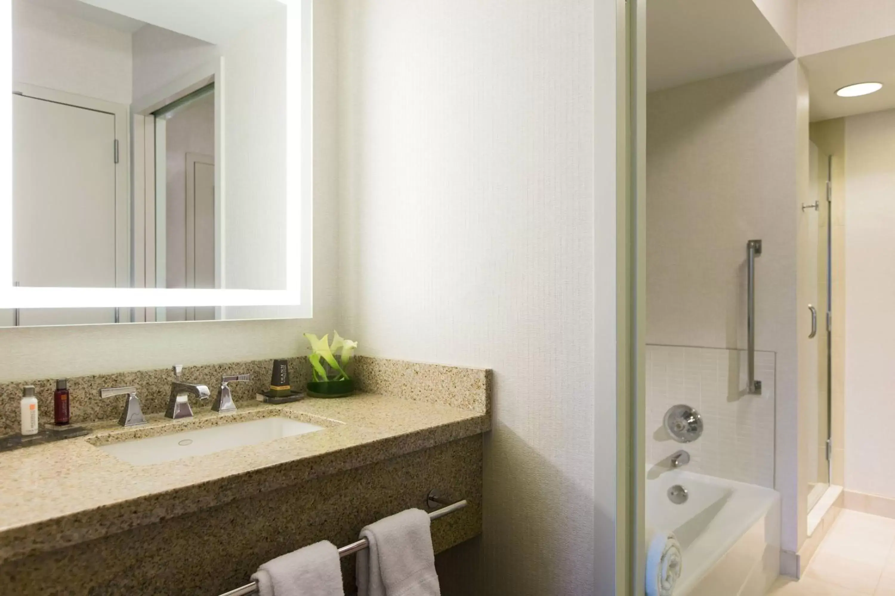 Bathroom in Chicago Marriott Suites O'Hare