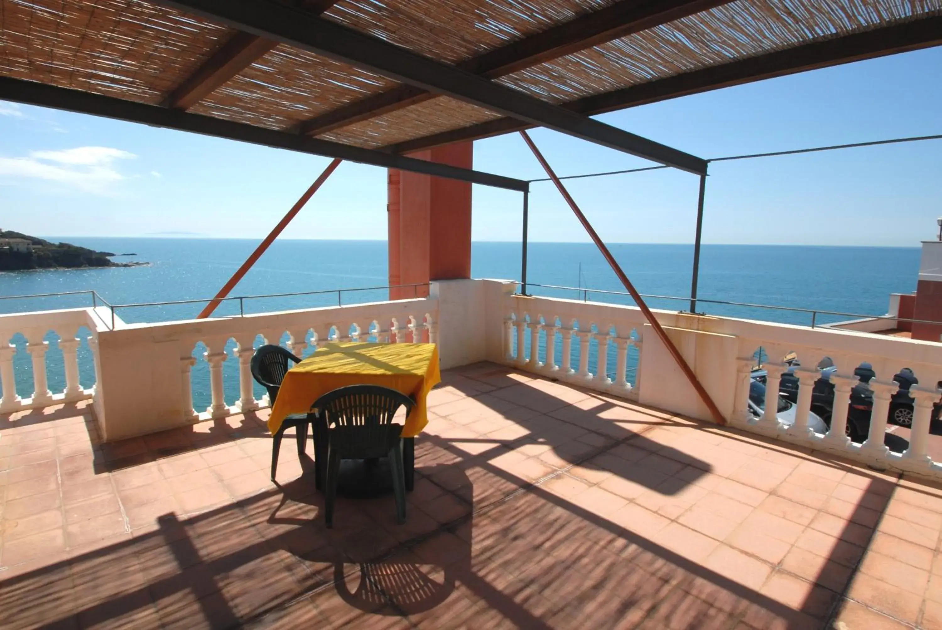 Patio, Balcony/Terrace in Hotel Baia Del Sorriso