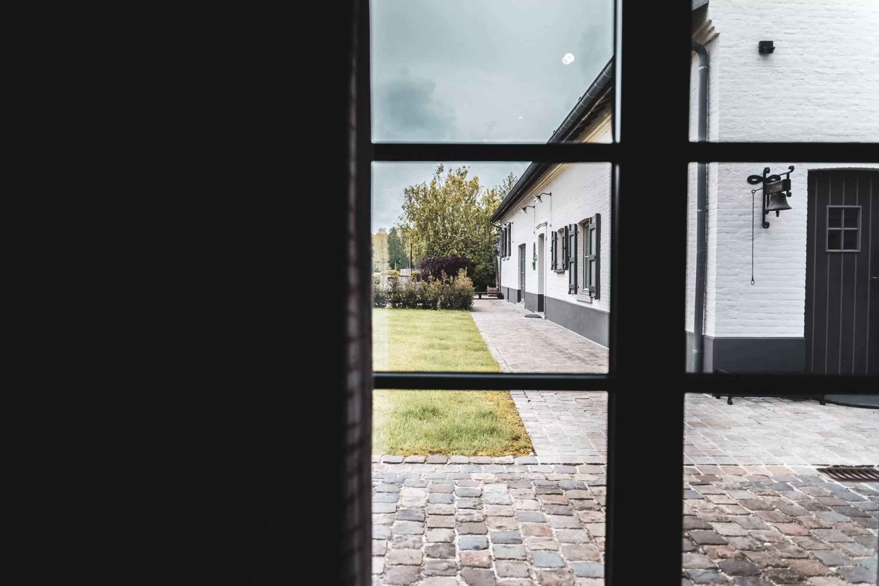 Garden view in B&B Extra Verte