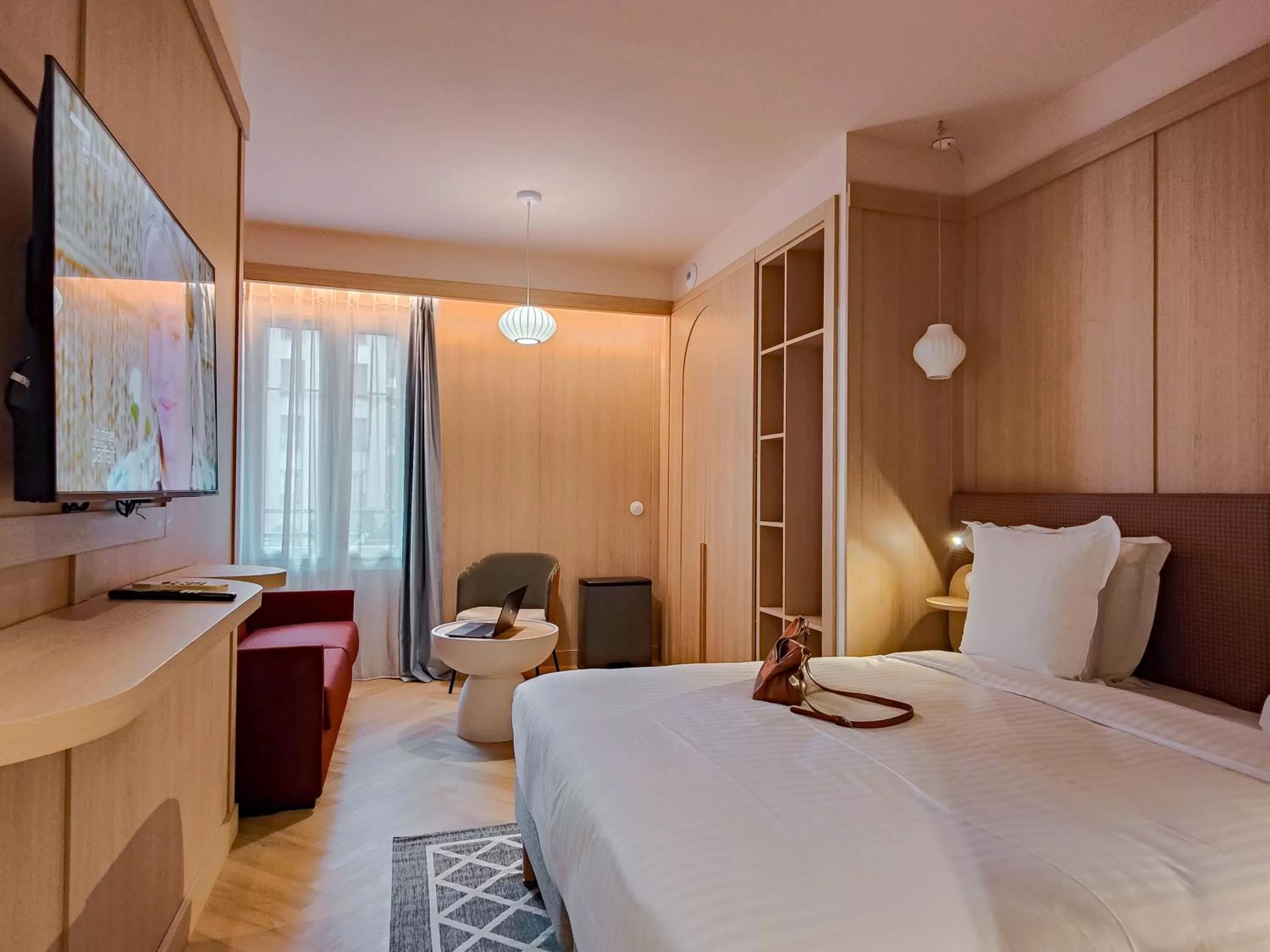 Photo of the whole room, Bed in Hotel Aparthotel AMMI Nice Lafayette