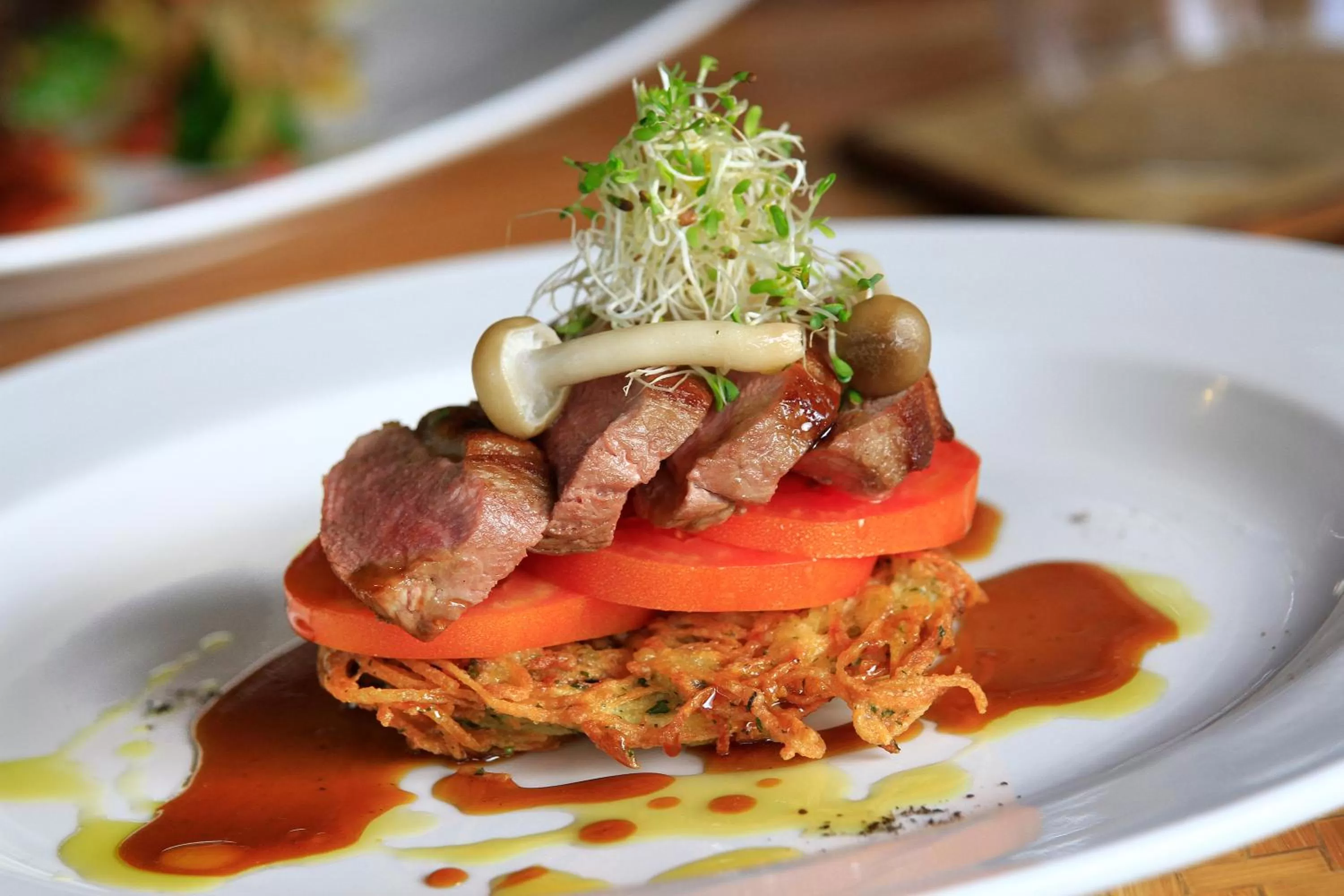 Food and drinks in The Kayon Resort