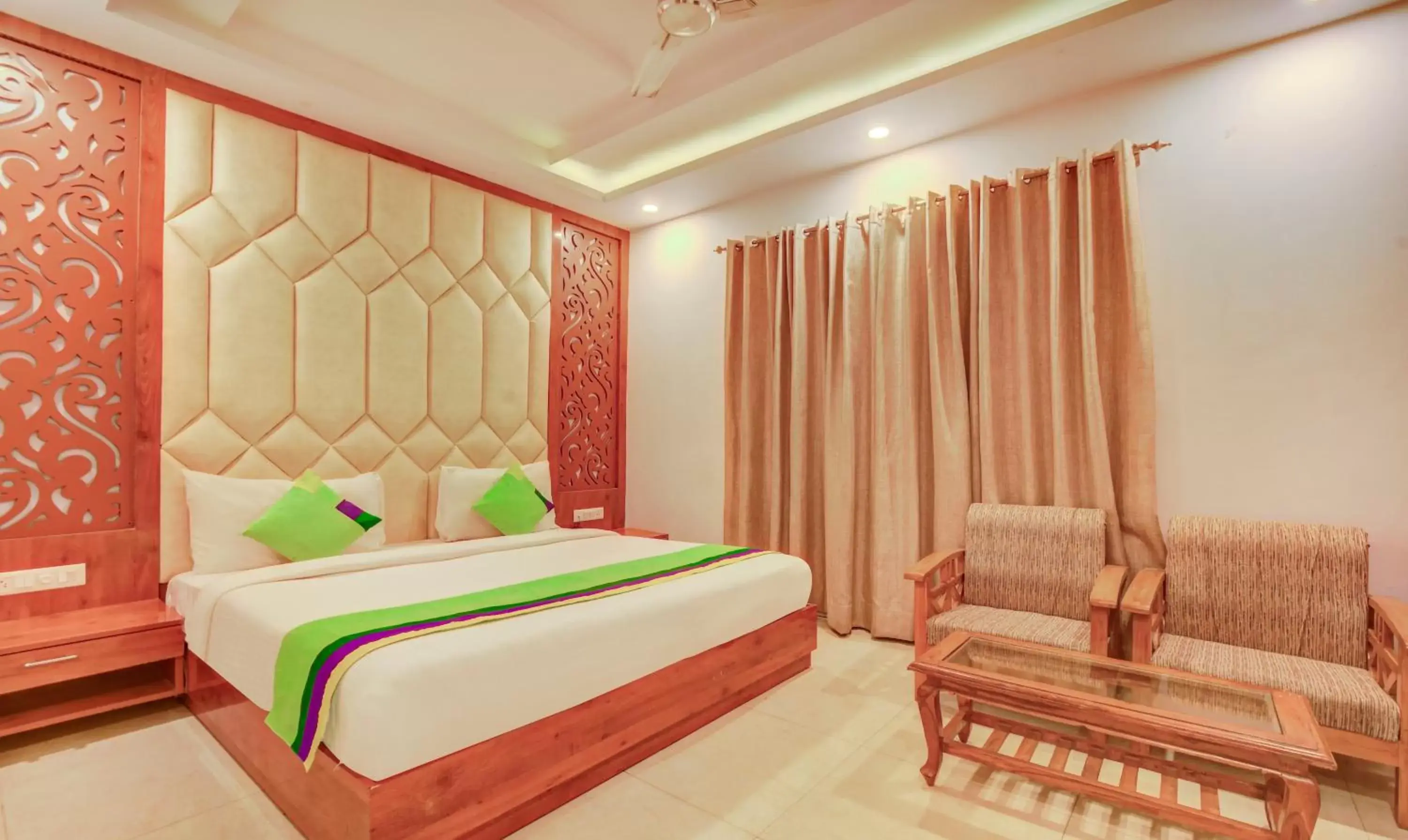 Photo of the whole room, Bed in Treebo G K Residency Near Dehradun Railway Station Photo of the whole room, Bed in Treebo G K Residency Near Dehradun Railway Station