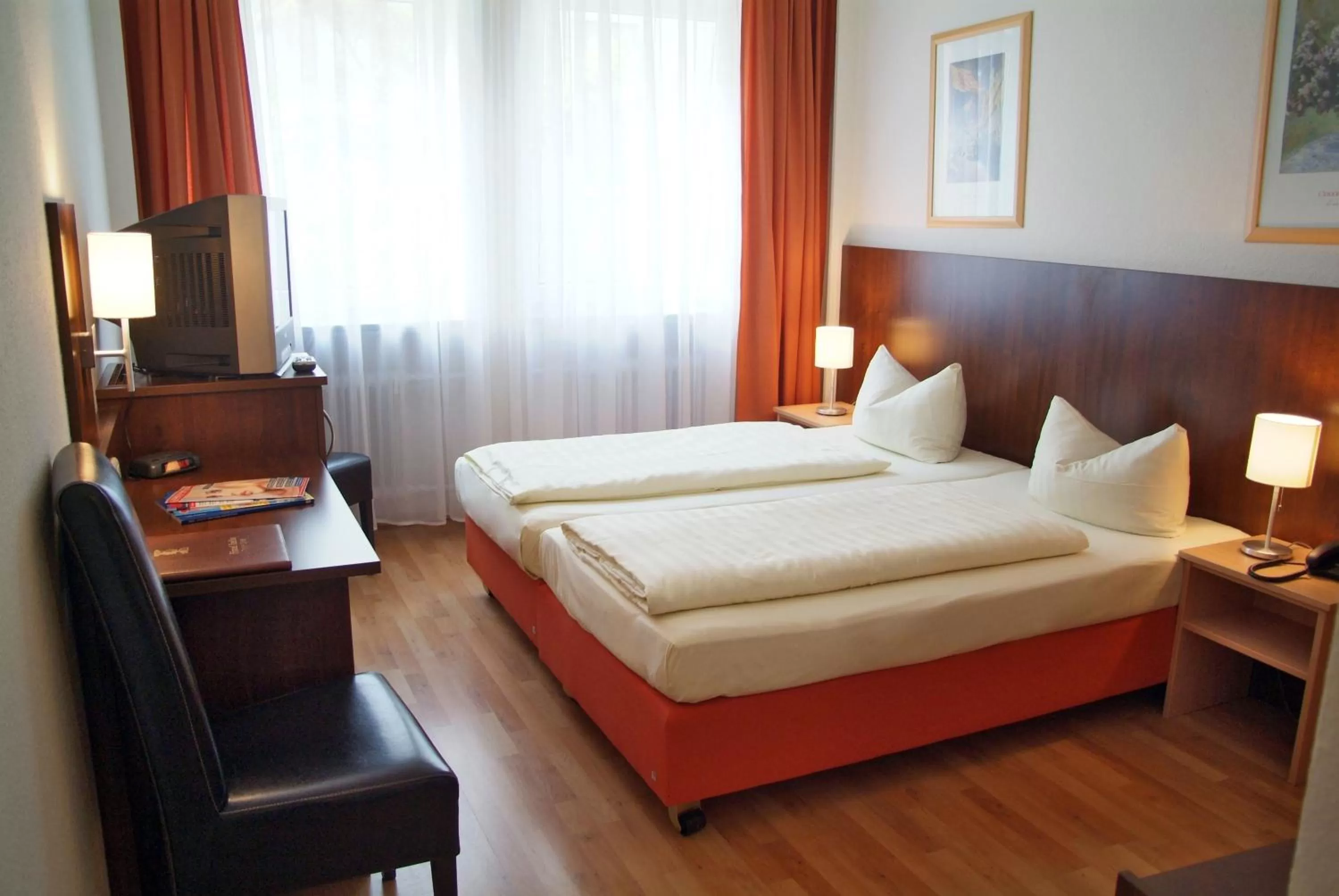 Decorative detail, Bed in Hotel Italia