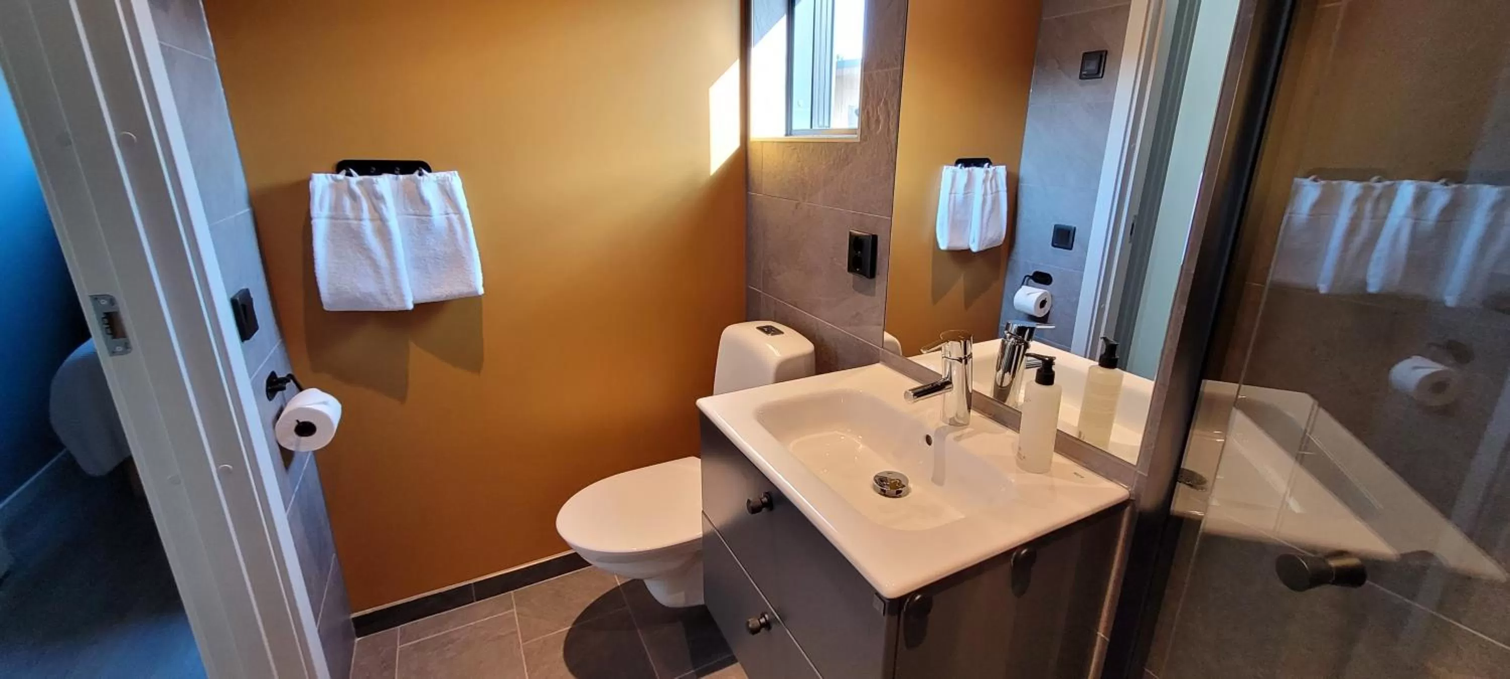 Bathroom in Halmstad Golfarena Hotell & Lägenheter