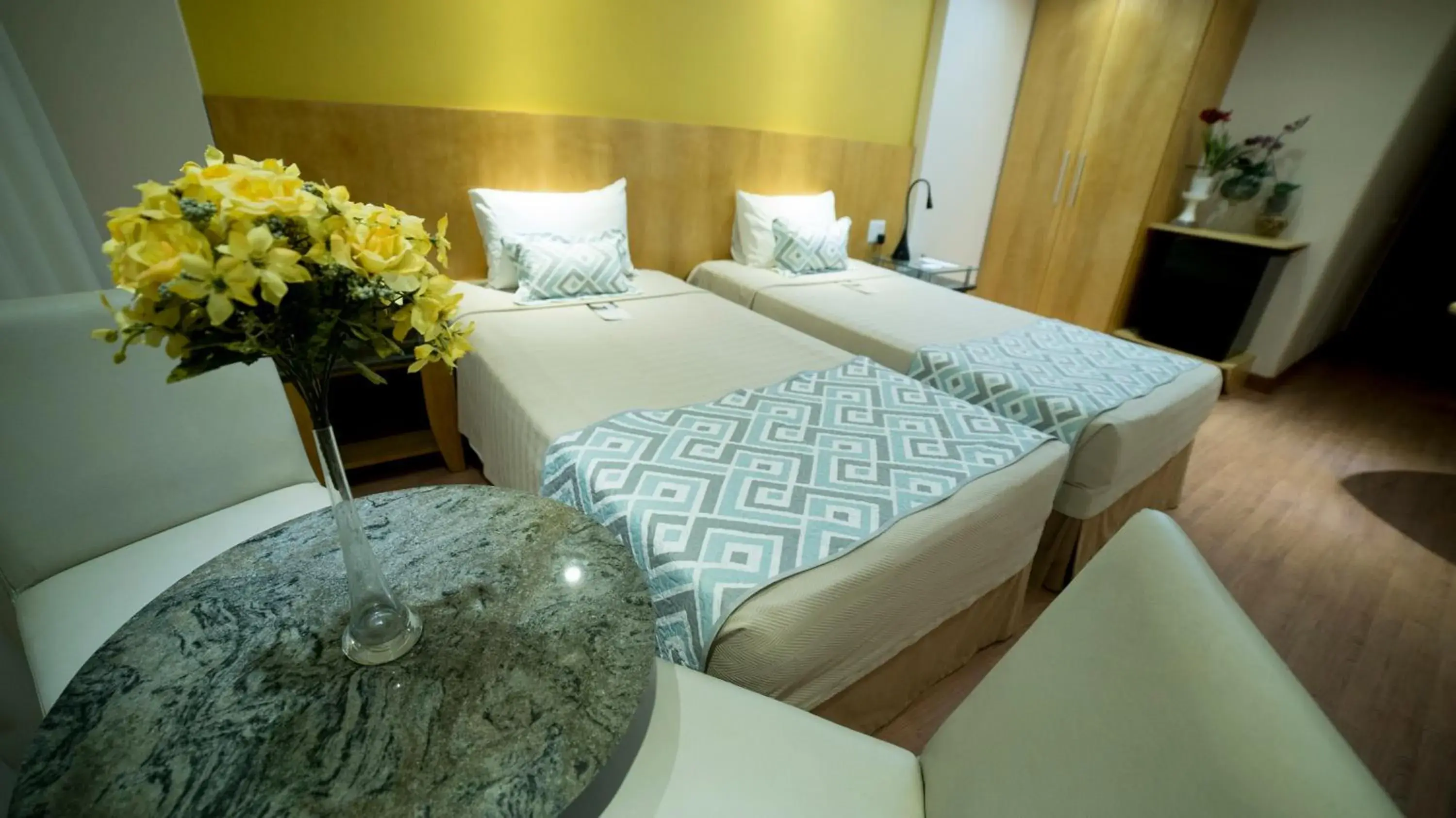 Bedroom, Bed in South American Copacabana Hotel