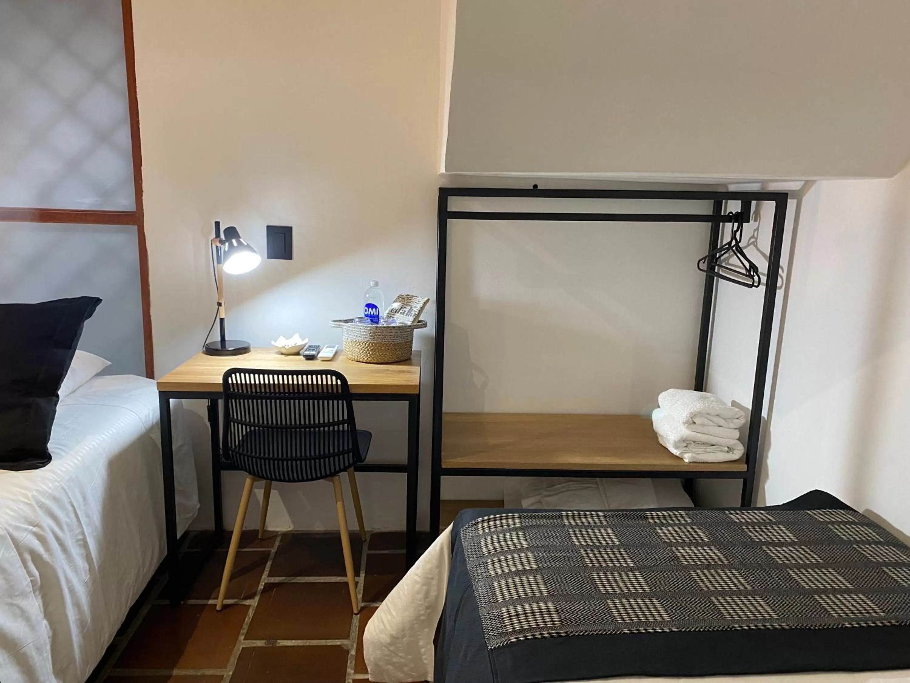 Seating area, Bed in Casa Medallo