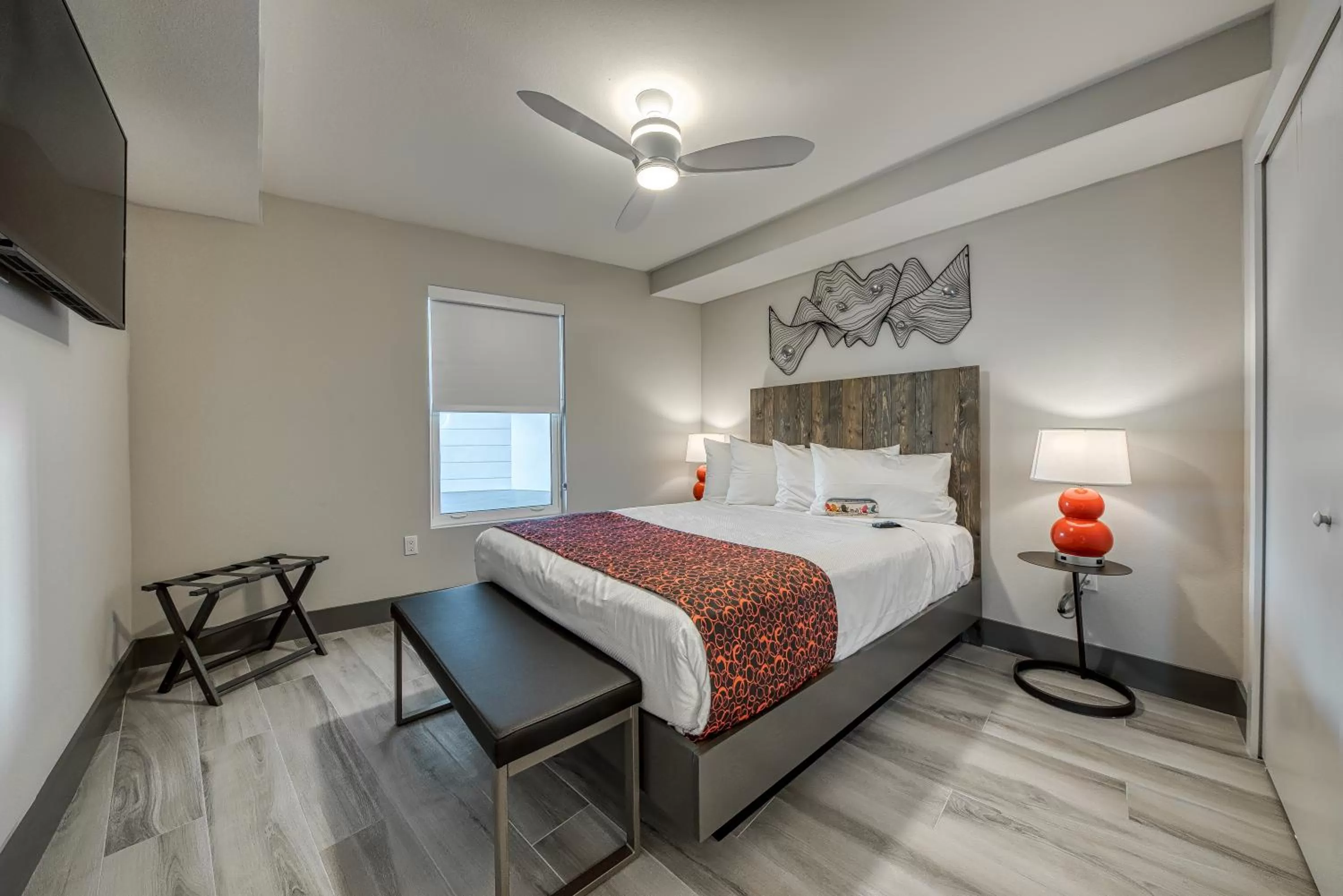 Bed in FUSION Resort Waterfront Suites