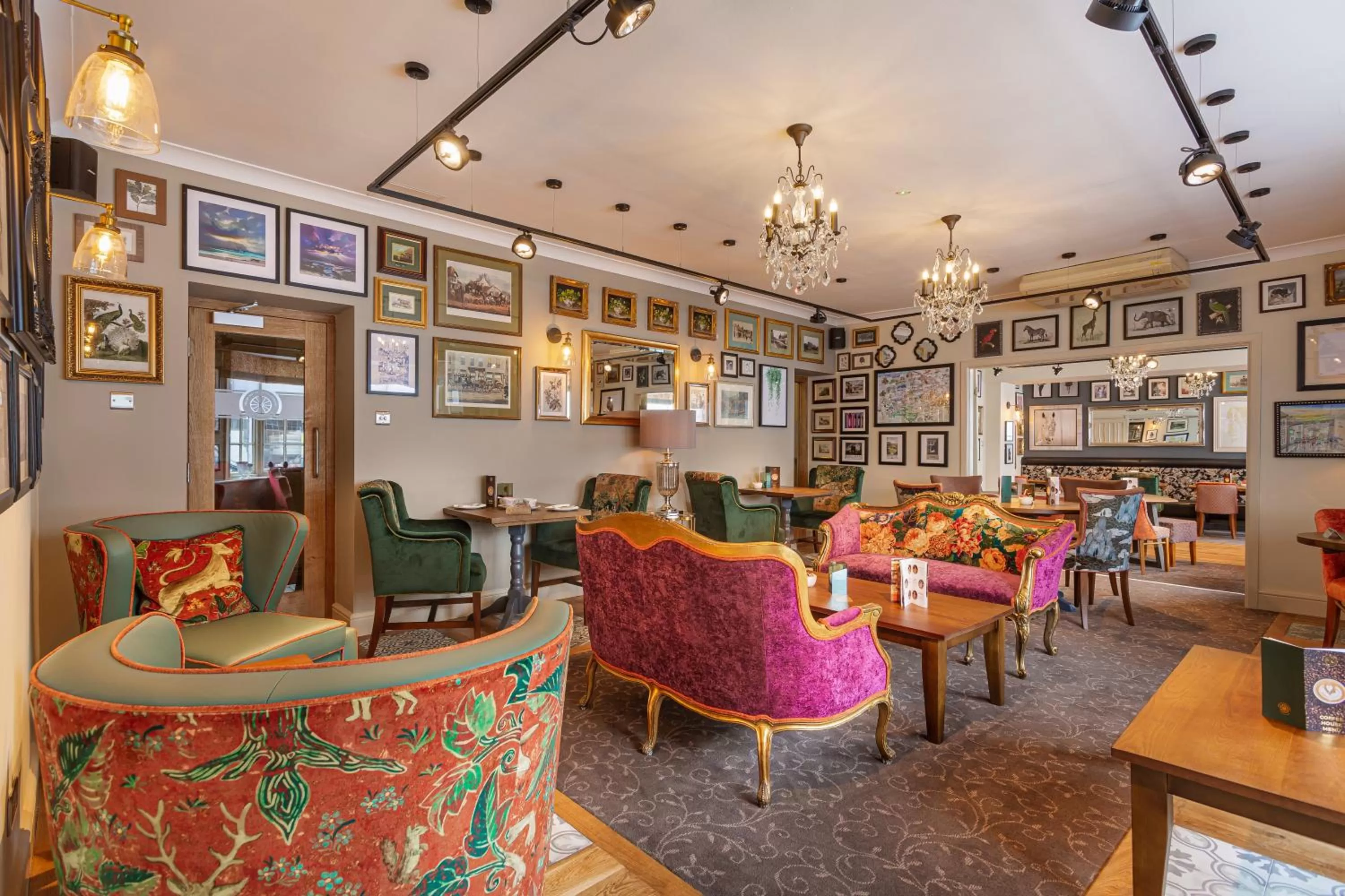 Lounge or bar in The Crown Hotel, Boroughbridge, North Yorkshire - The Coaching Inn Group