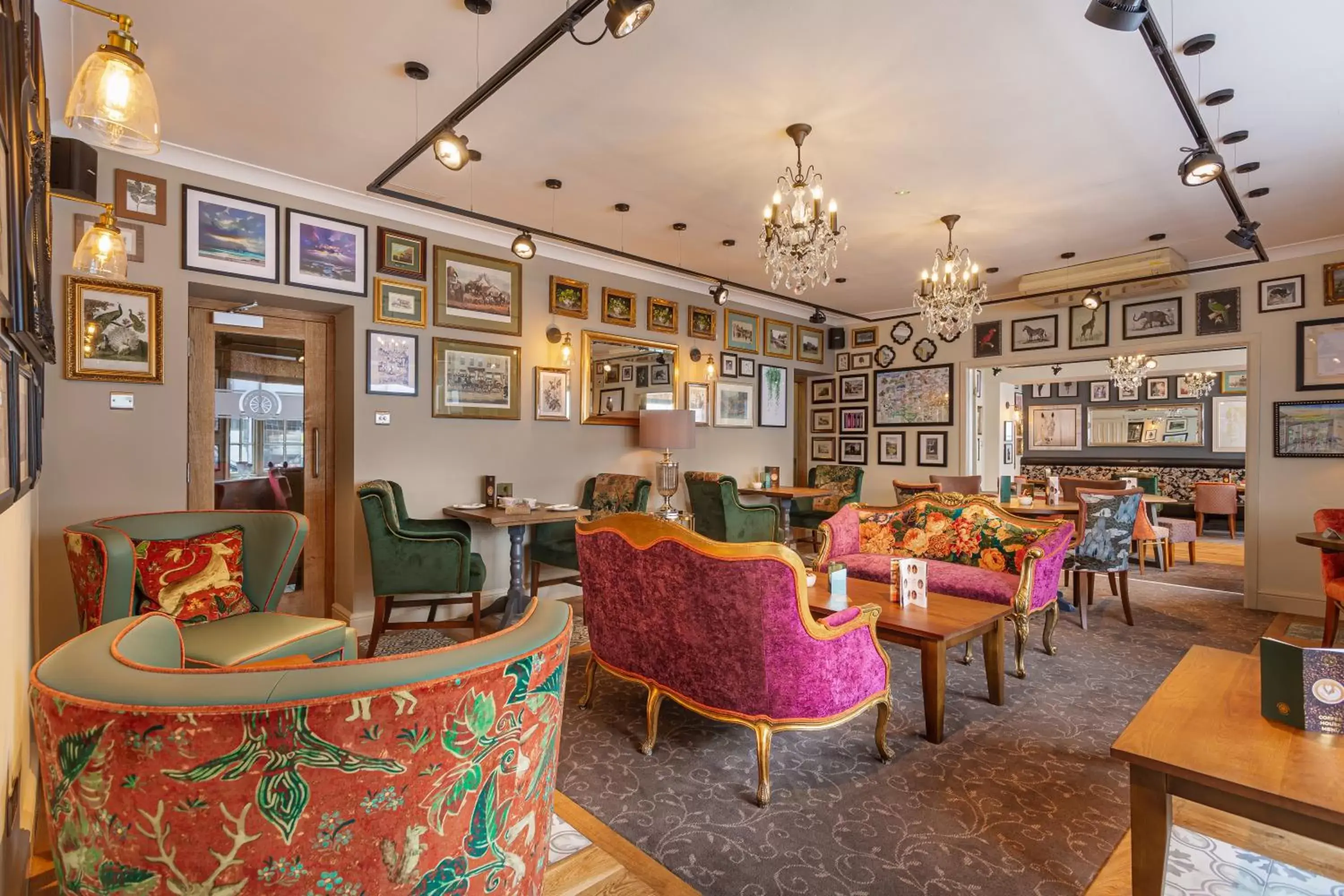 Lounge or bar, Lounge/Bar in The Crown Hotel, Boroughbridge, North Yorkshire