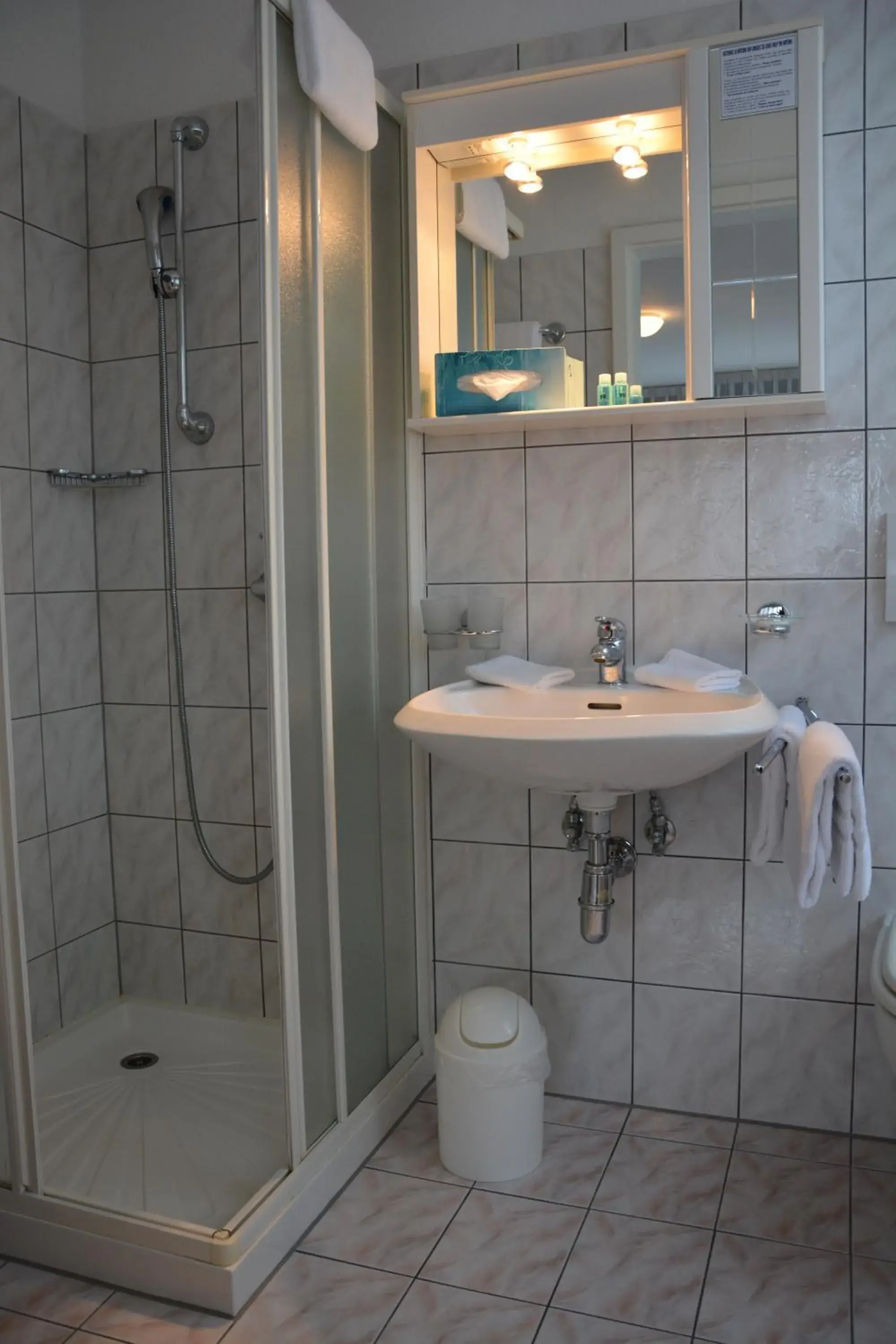 Shower, Bathroom in Garni Nessi