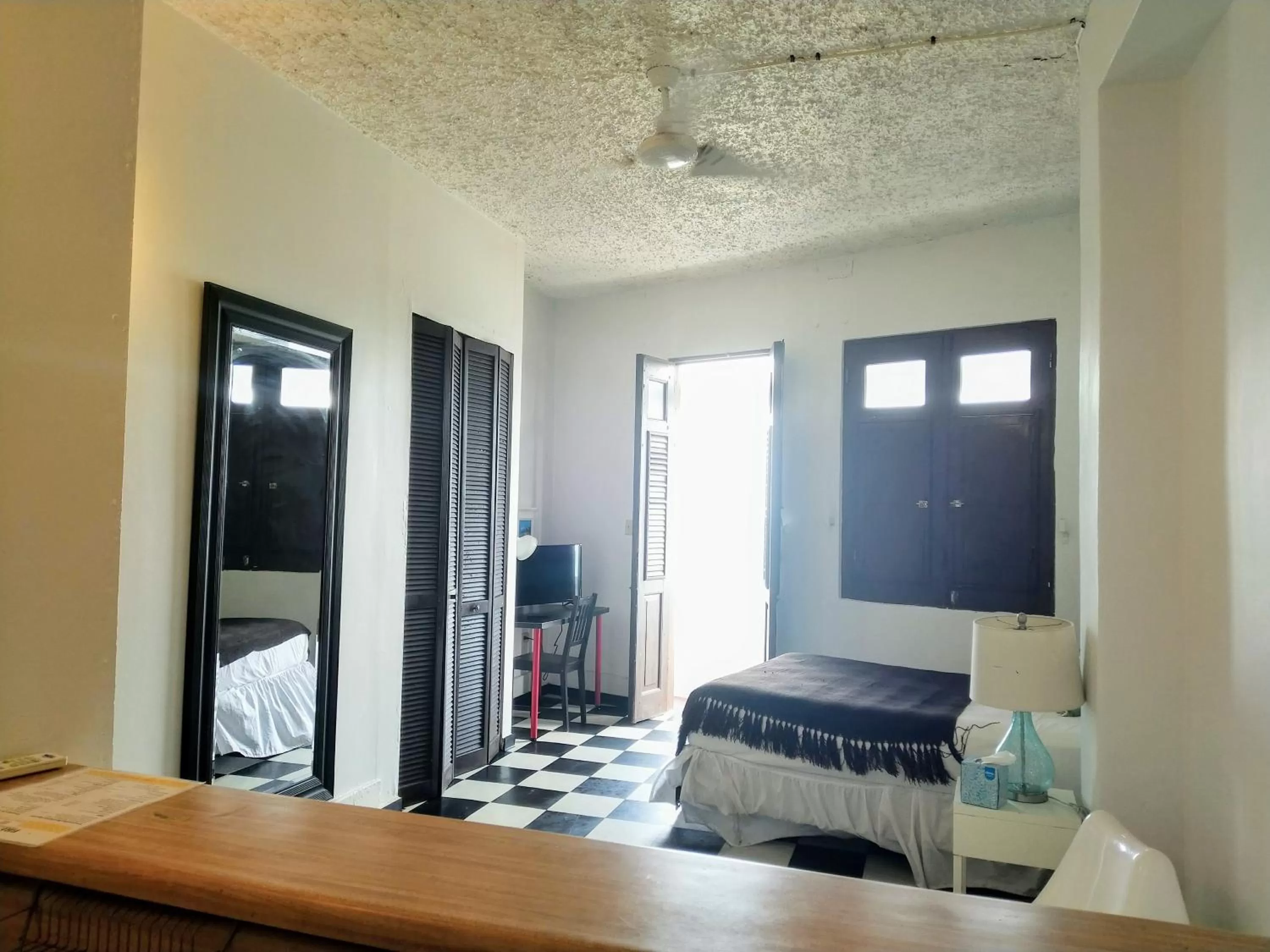 Bed in La Capitana Old San Juan Building