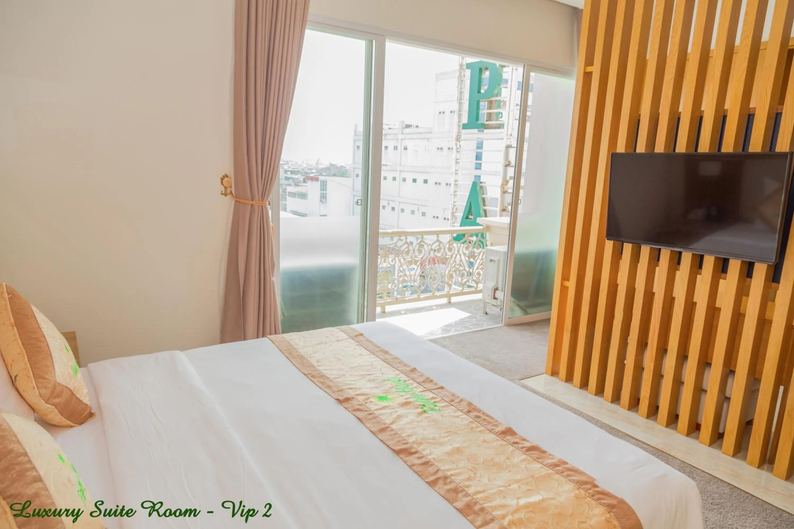 Bedroom, Bed in Palm Hotel Thanh Hoa
