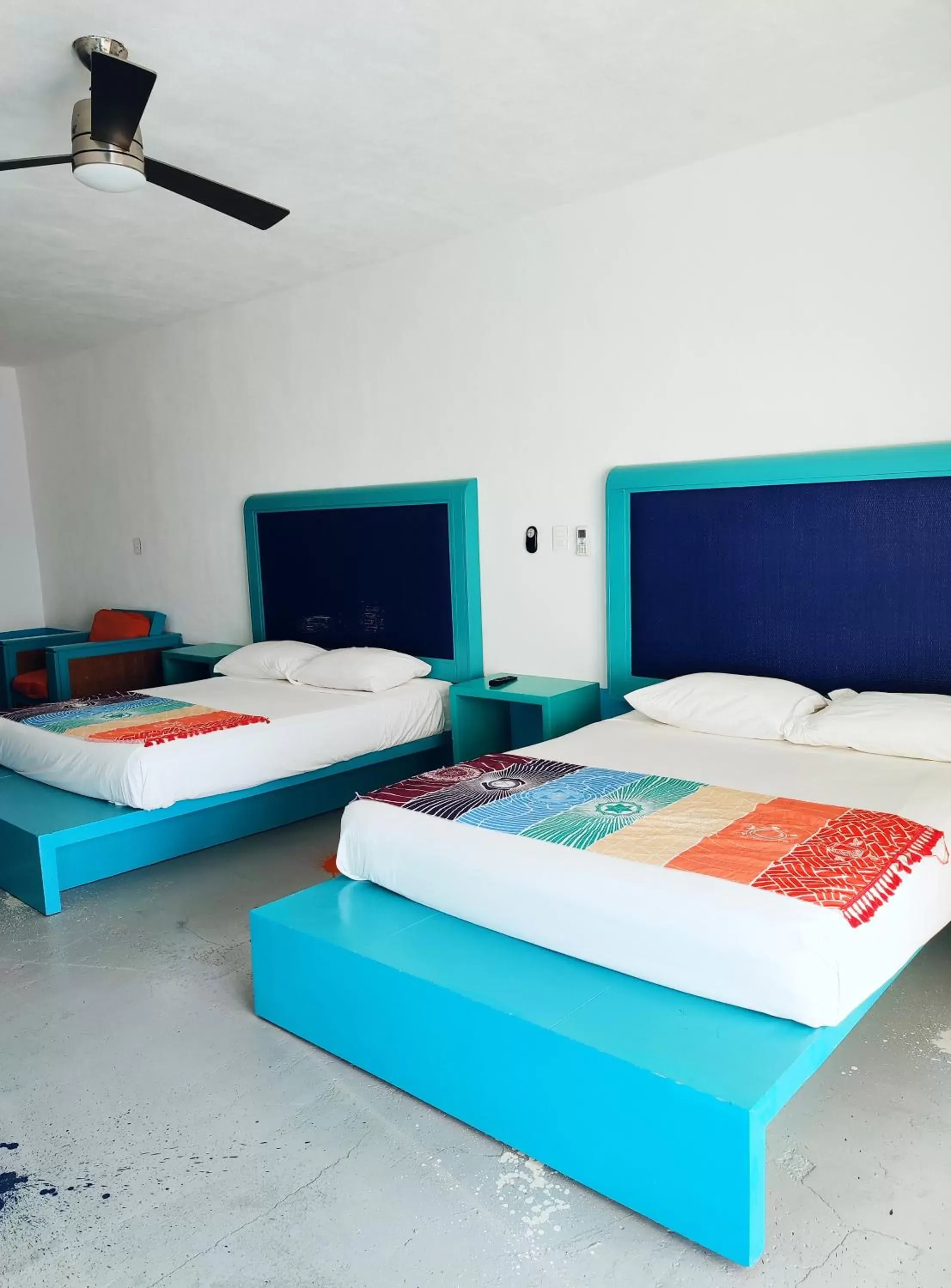 Bed in Ocean Drive Hotel