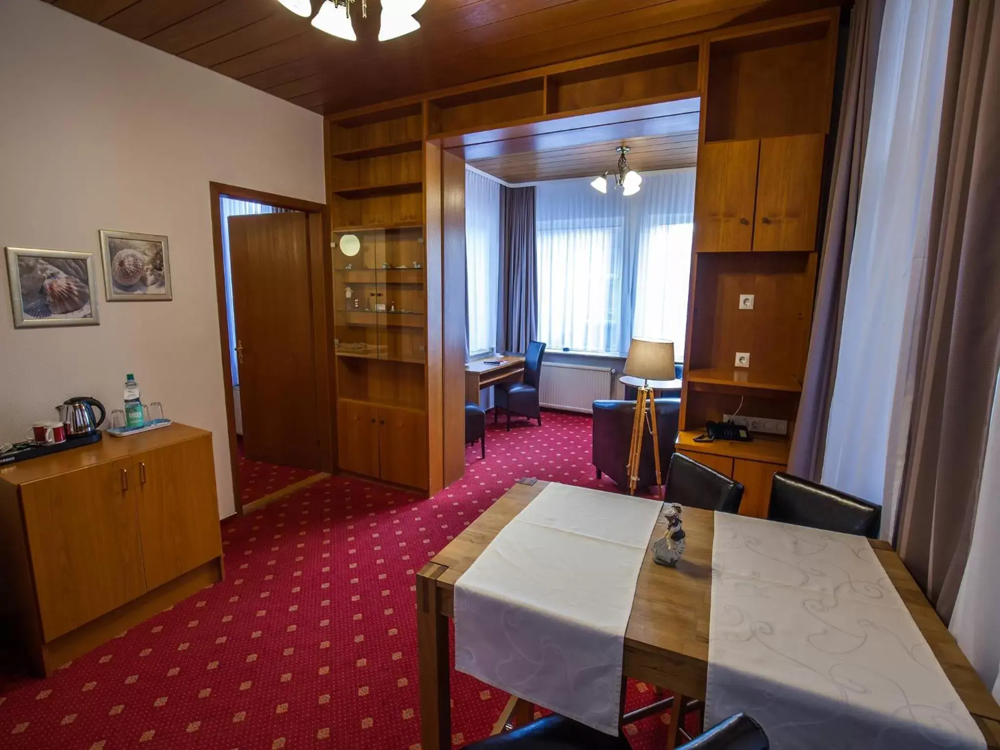 Living room in Hotel Weisse Düne