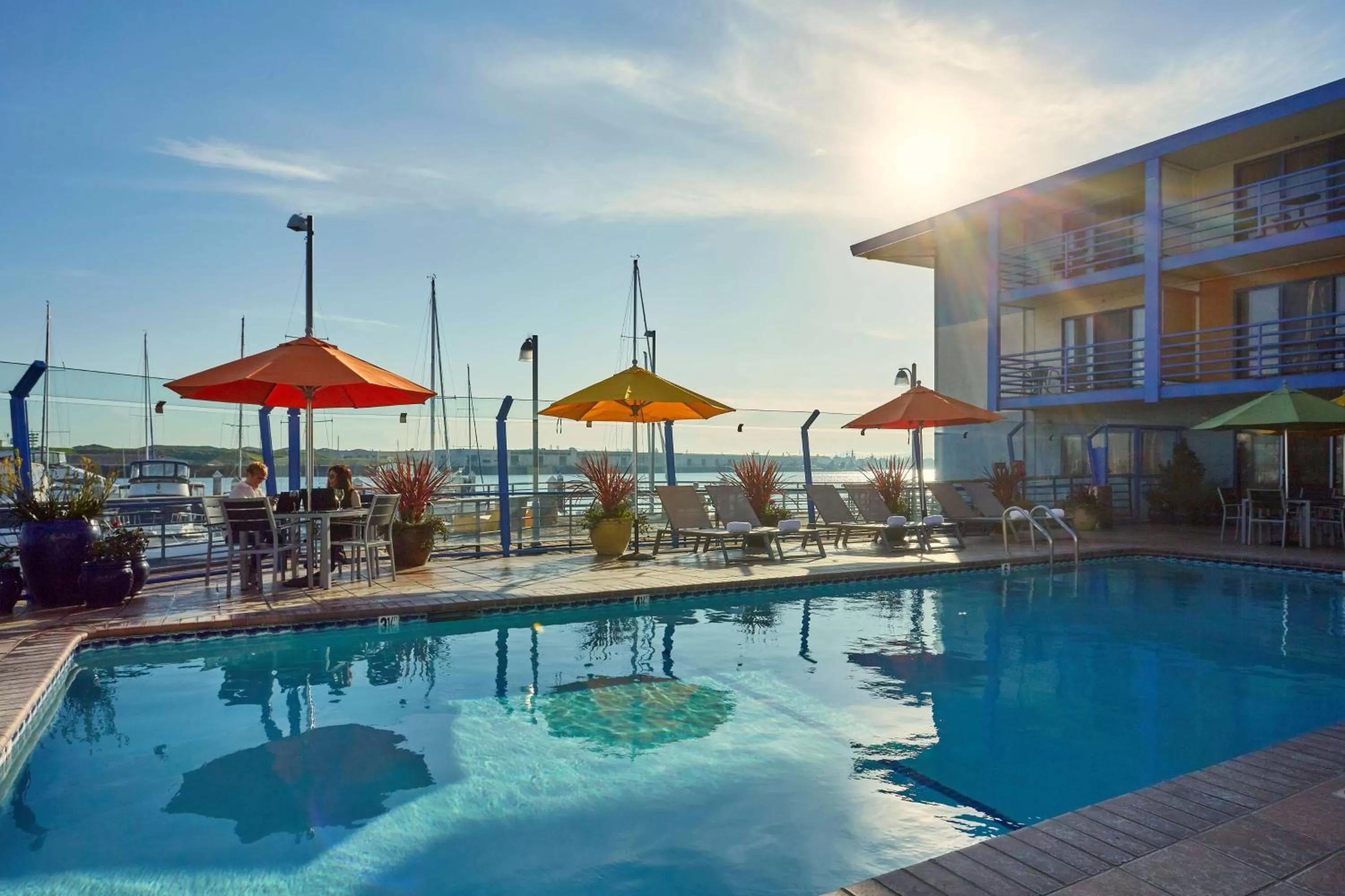 Pool view in Waterfront Hotel, part of JdV by Hyatt