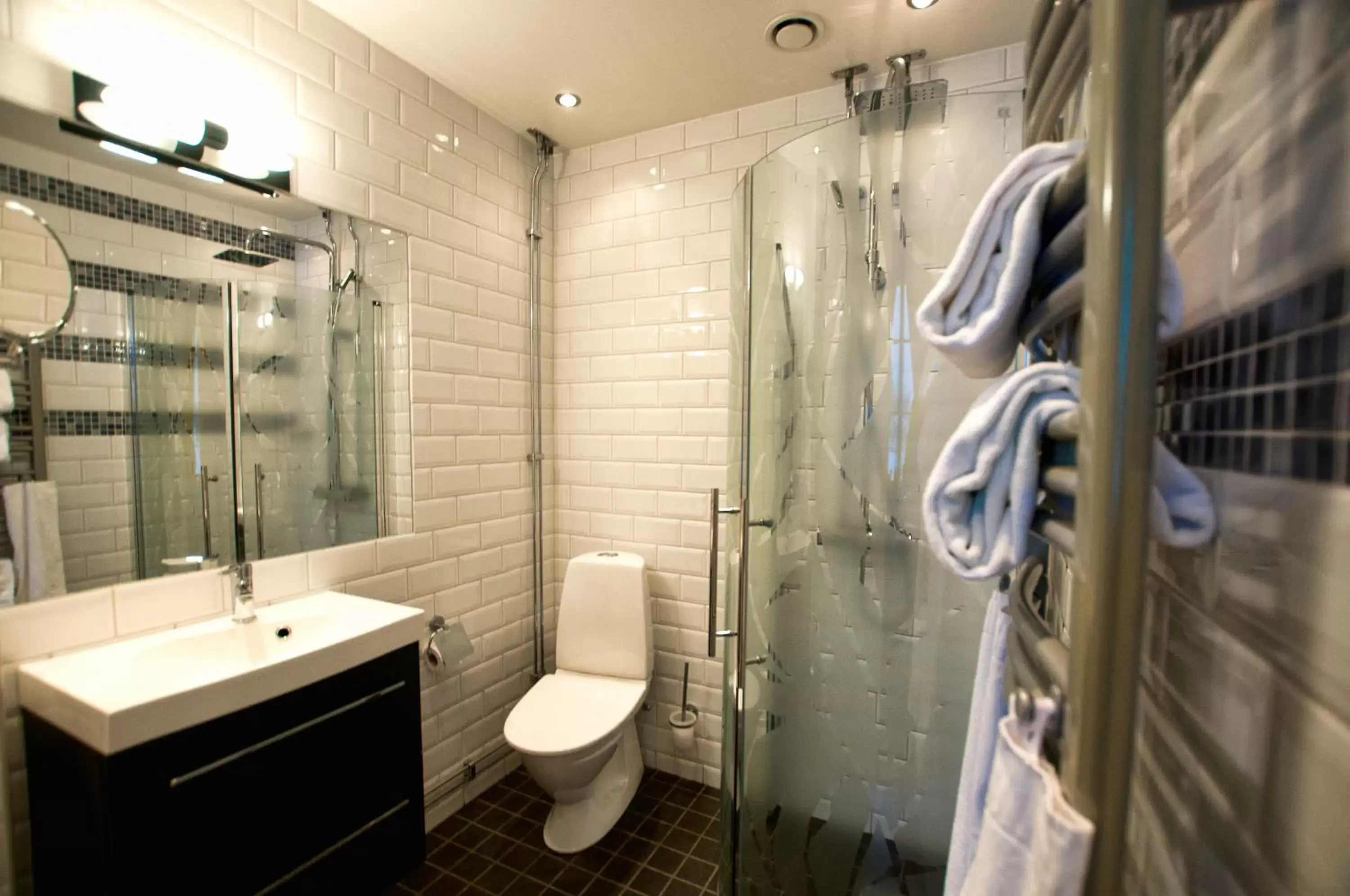 Shower, Bathroom in Gimo Herrgård
