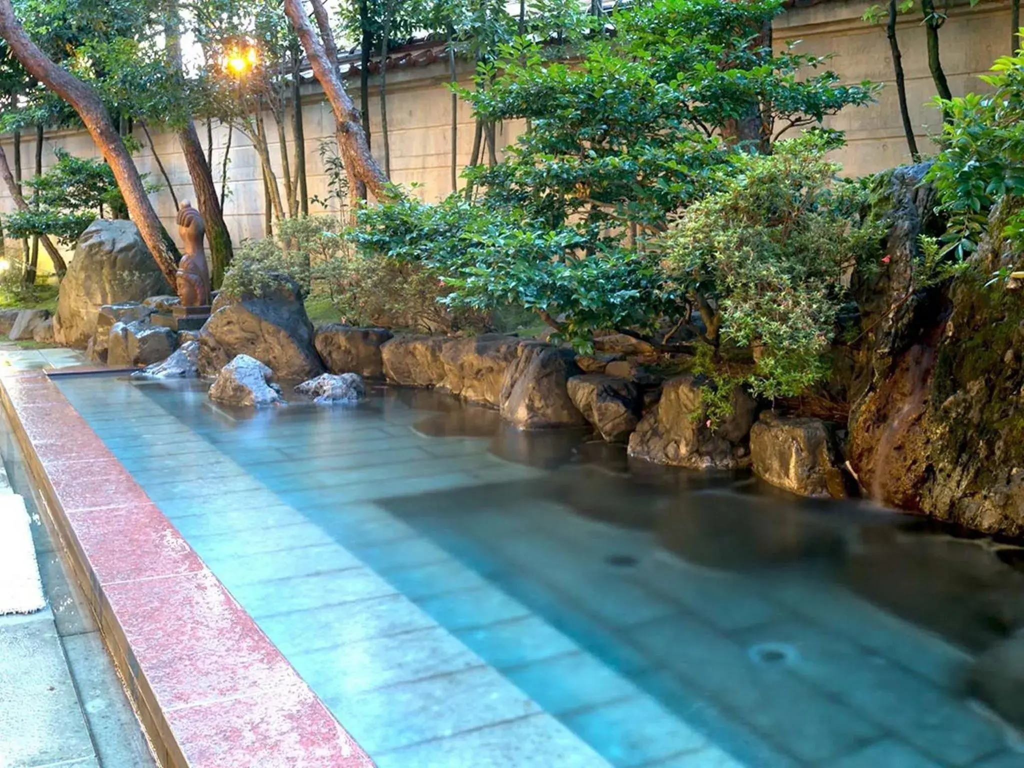 Hot Spring Bath, Swimming Pool in Hoshi