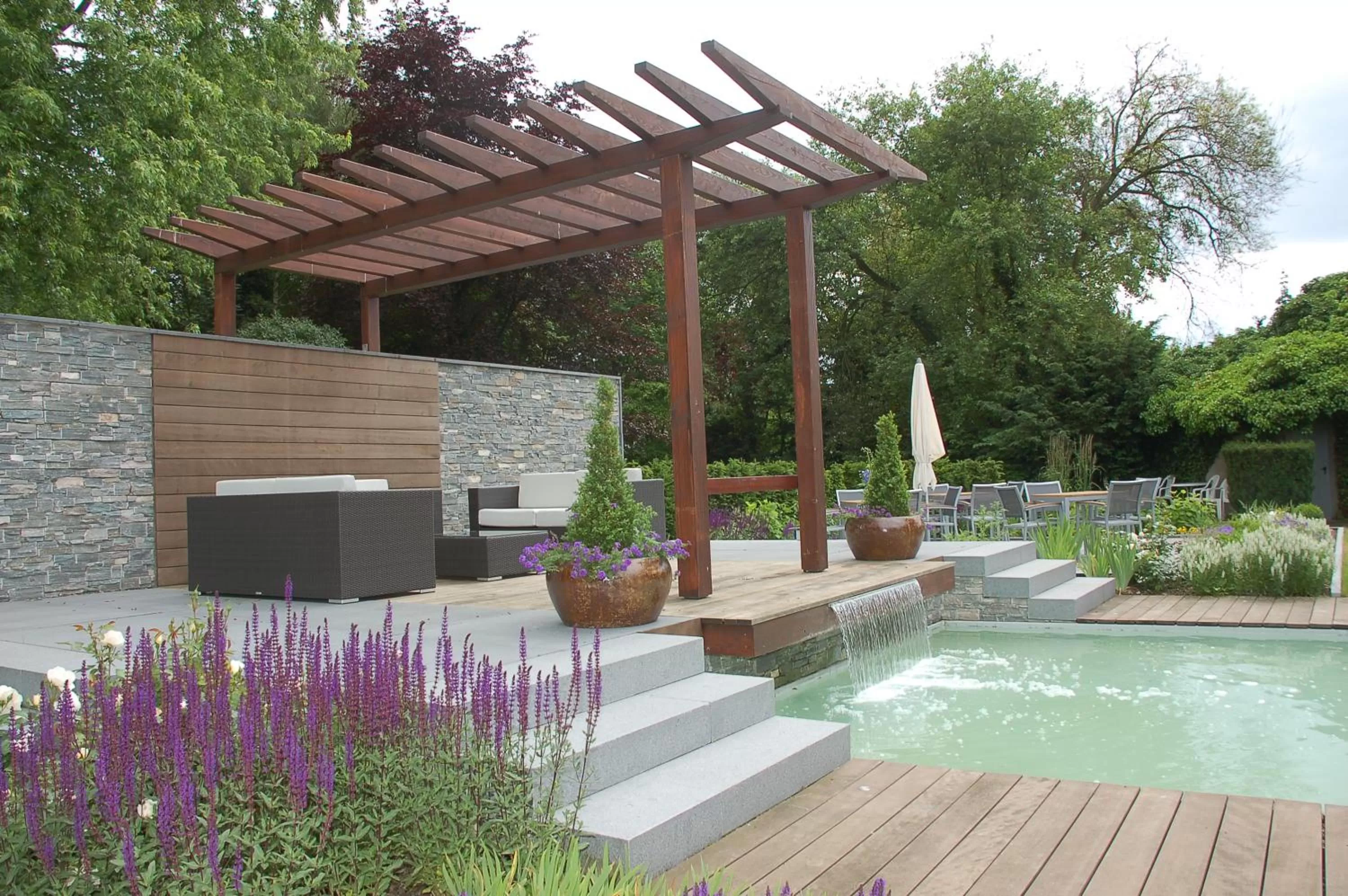 Garden in Ferienhotel Haus Becker