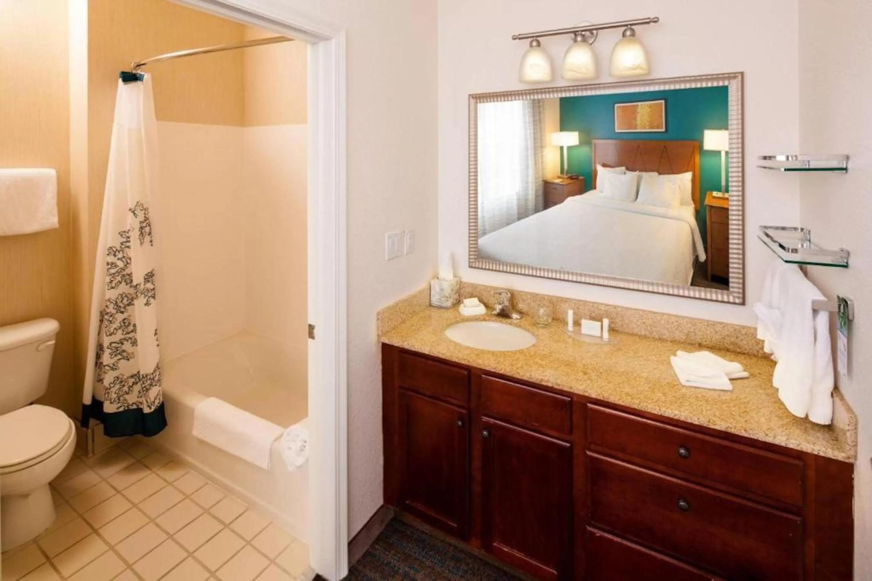 Bathroom in Residence Inn by Marriott Wichita East At Plazzio