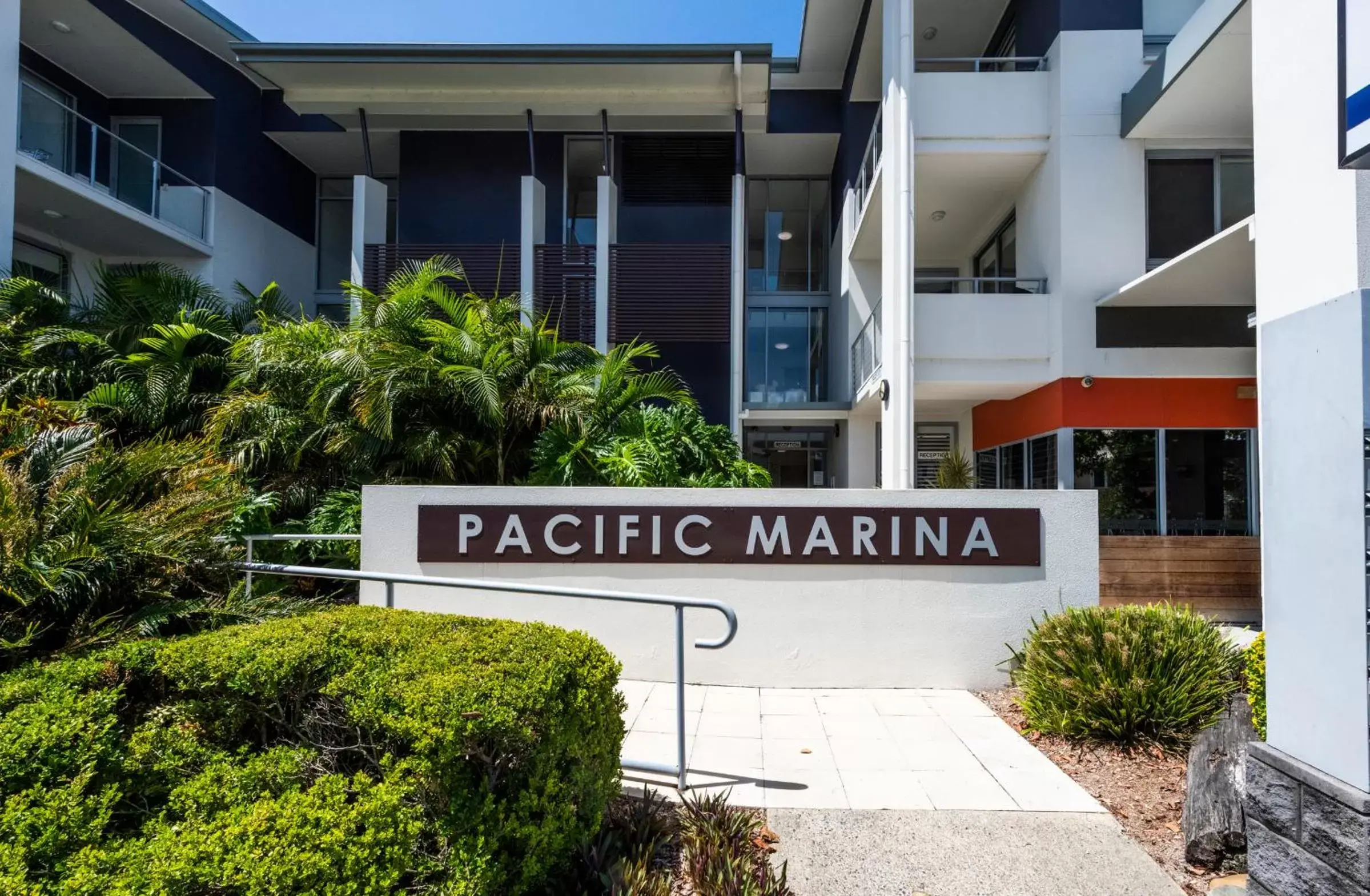 Property building in Pacific Marina Apartments