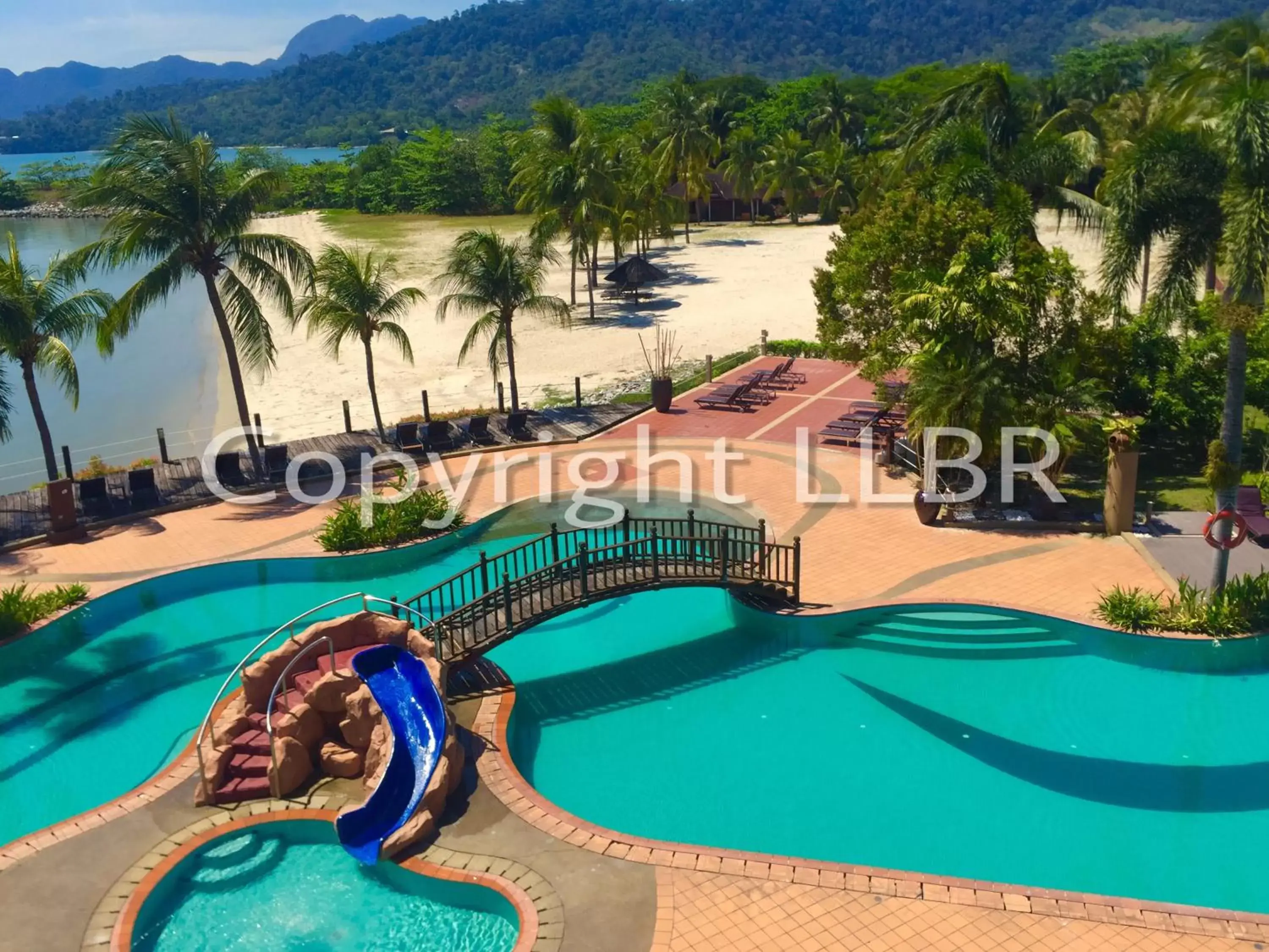 Pool View in Langkawi Lagoon Beach Resort