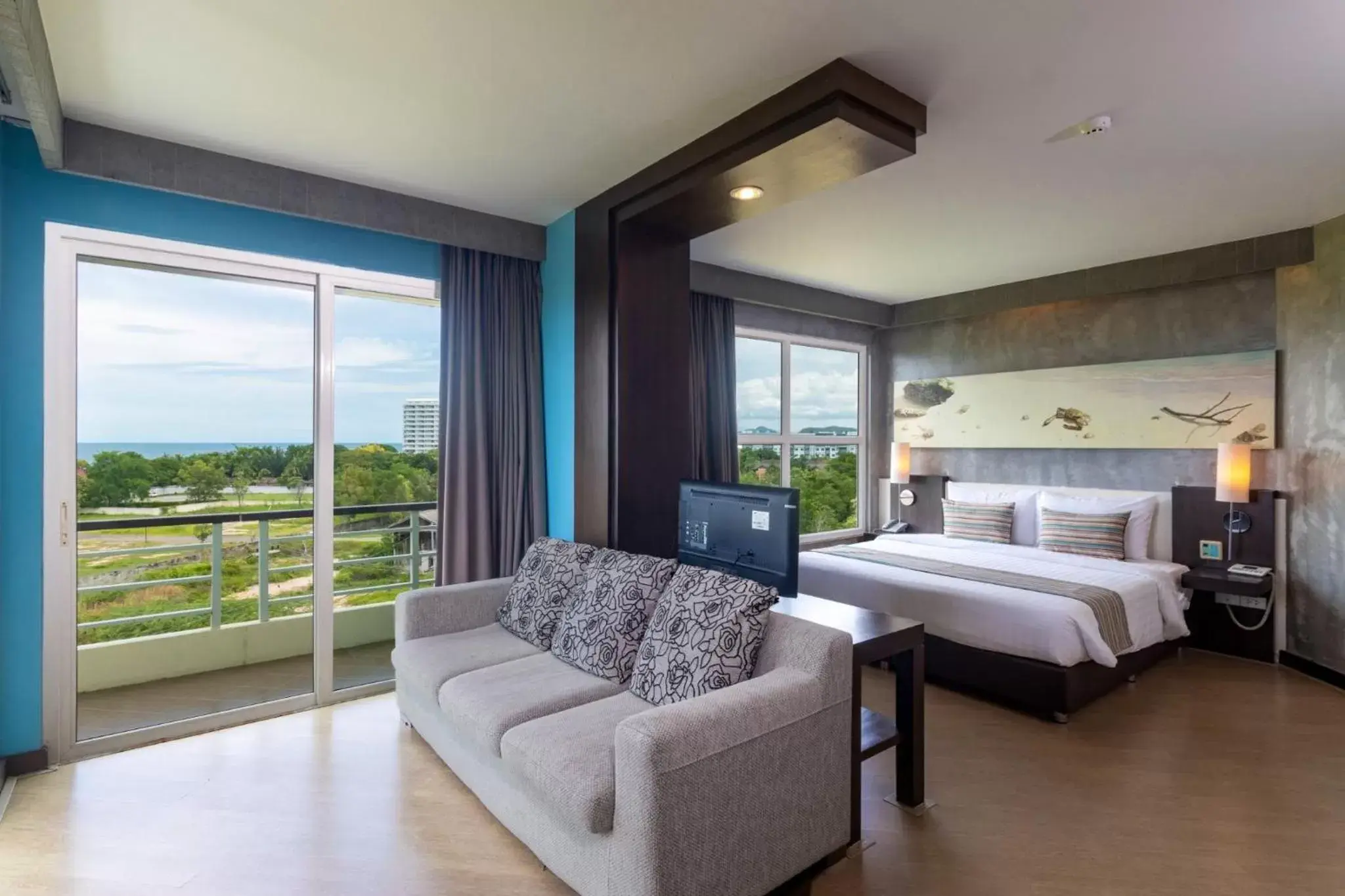Bed in Silathip Huahin Serviced Apartment & Hotel Bed in Silathip Huahin Serviced Apartment & Hotel