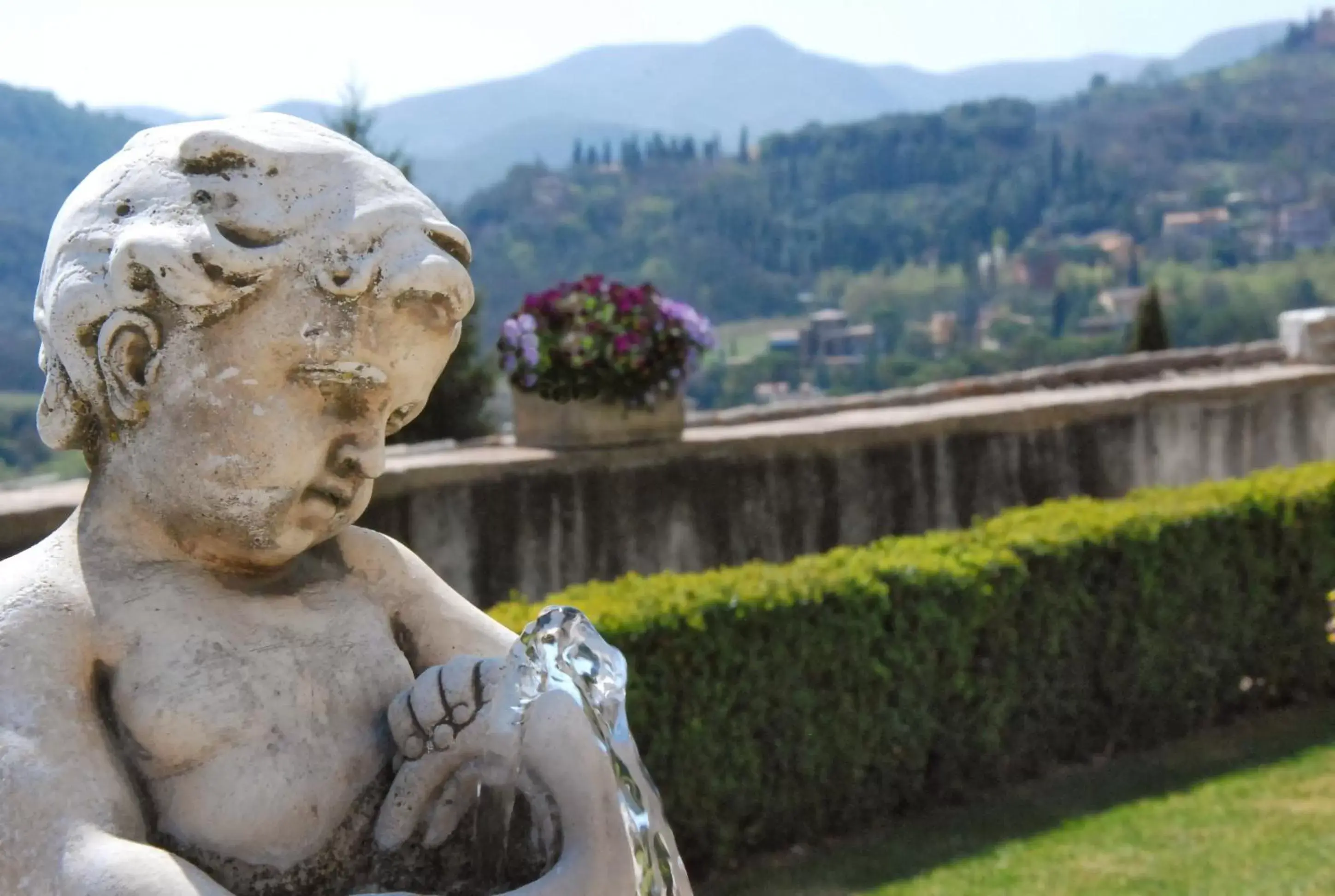 Decorative detail, Mountain View in Palazzo Leti Residenza d'Epoca