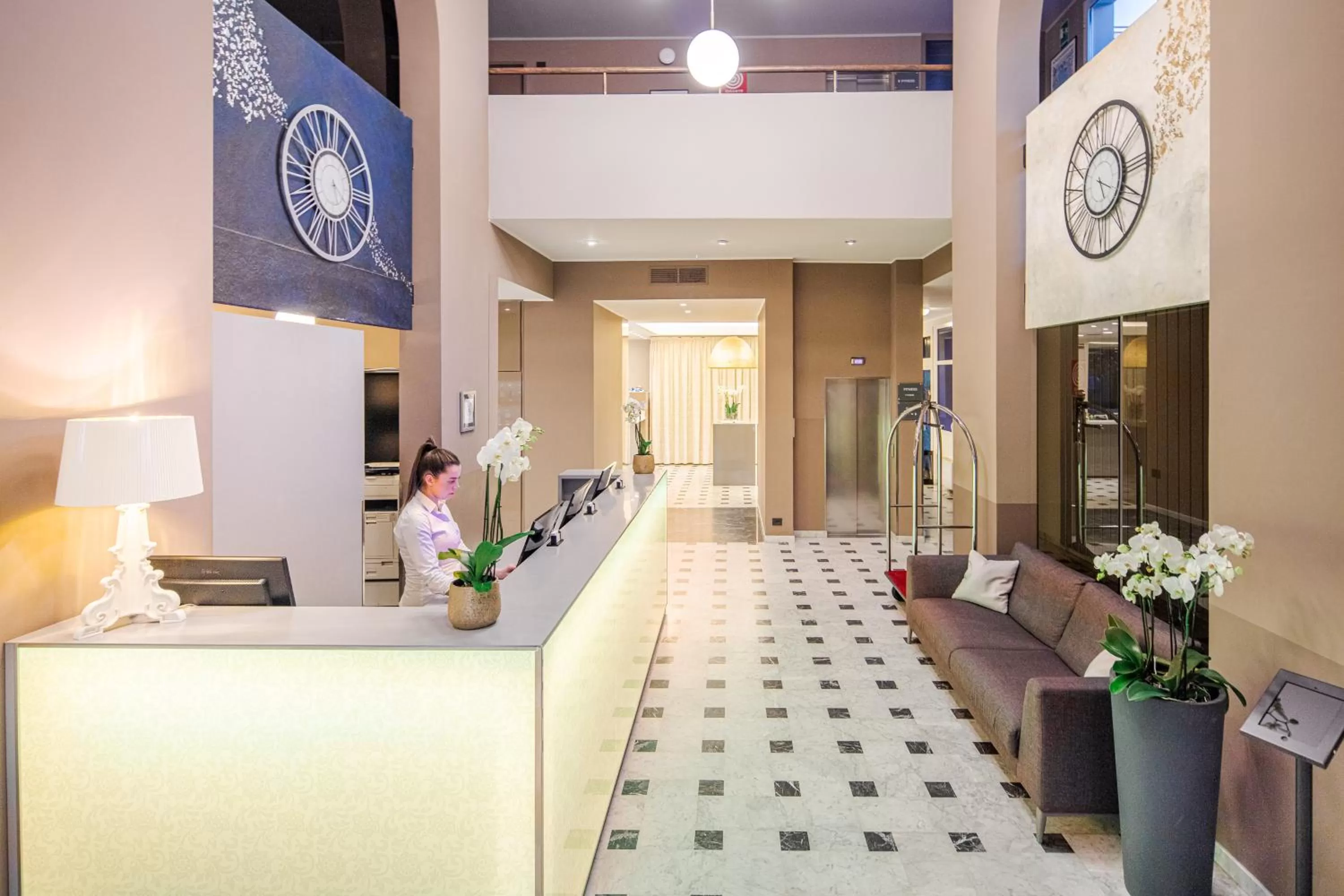 Property building in Hotel Franz