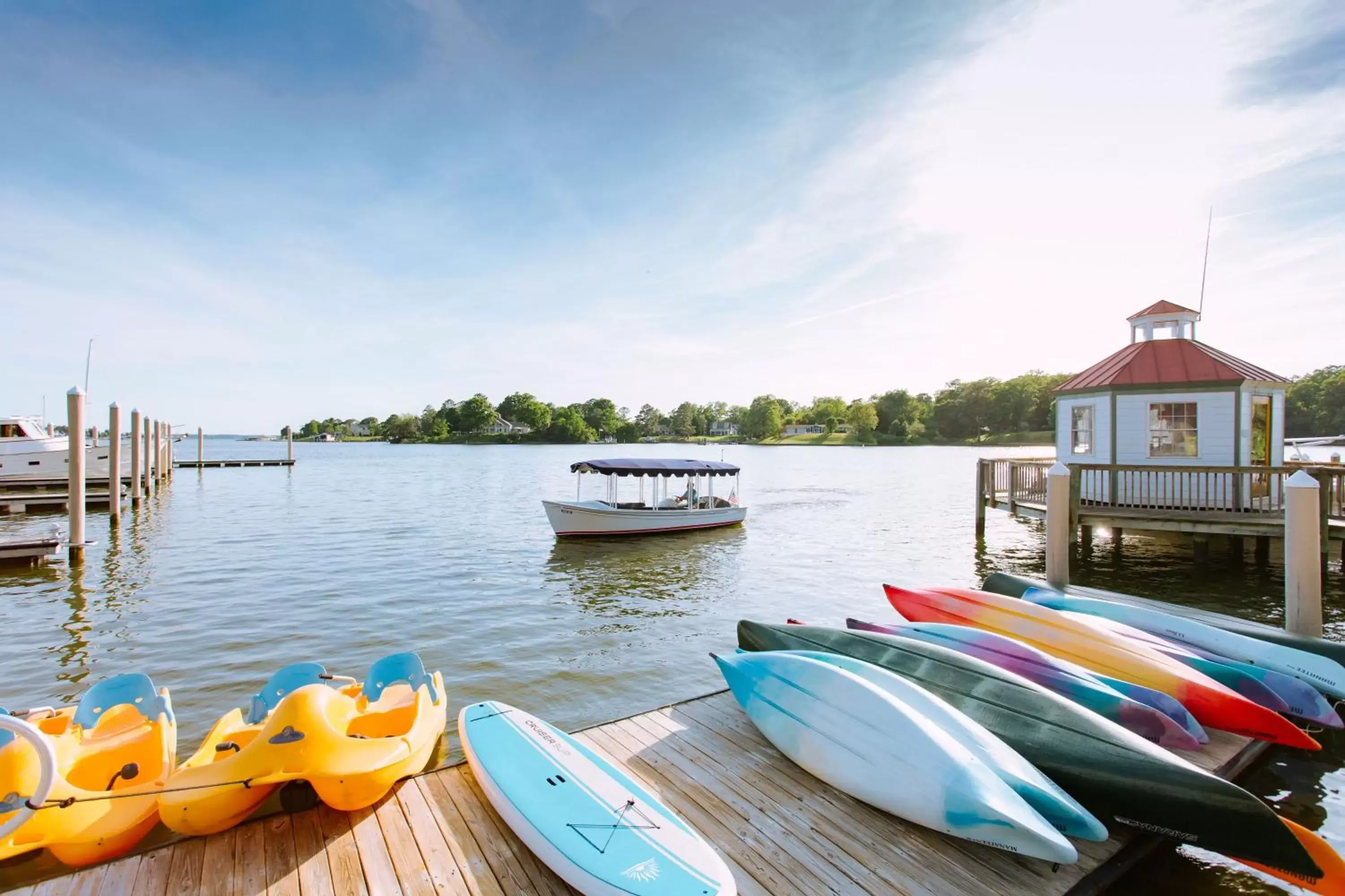 Canoeing in The Tides Inn