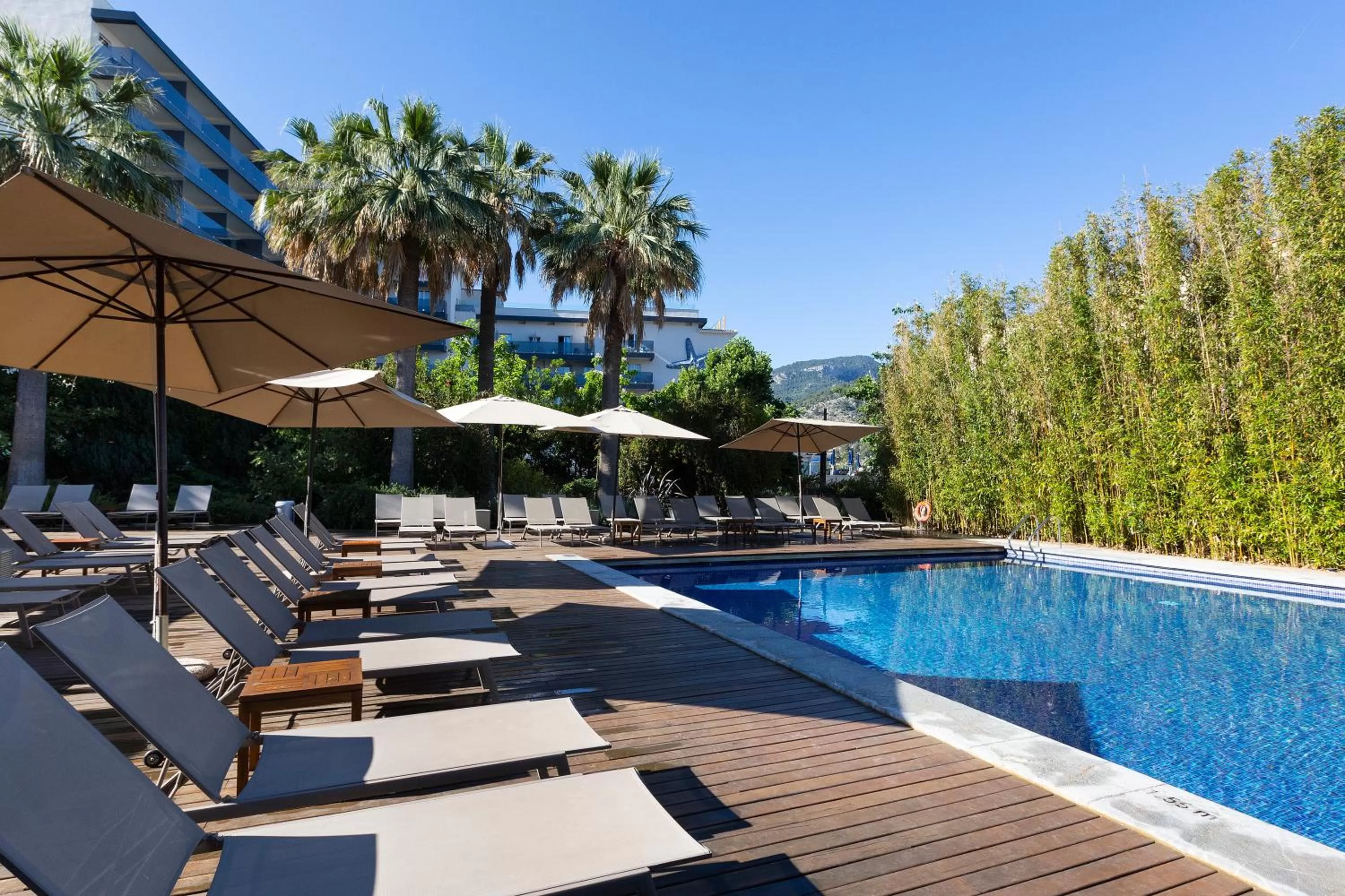 Swimming pool in Aimia Hotel