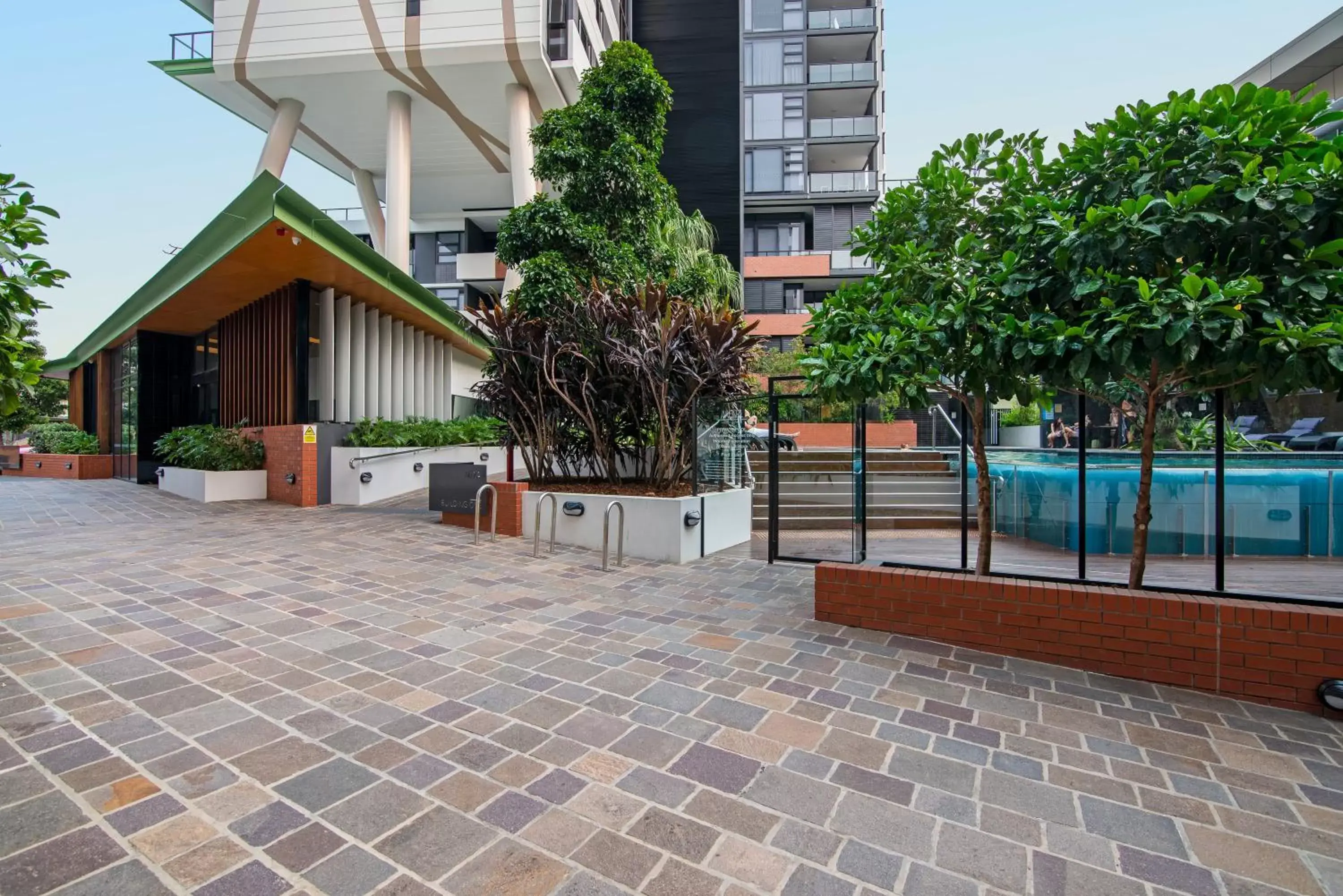 Patio, Patio/Outdoor Area in Arena Apartments by CLLIX