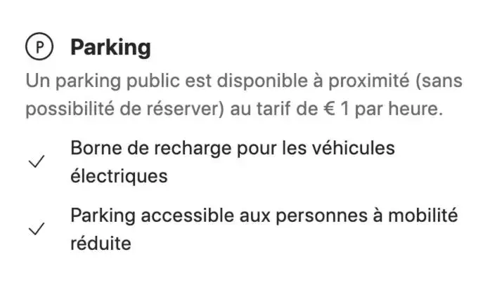 Parking in Le Boutik Hotel