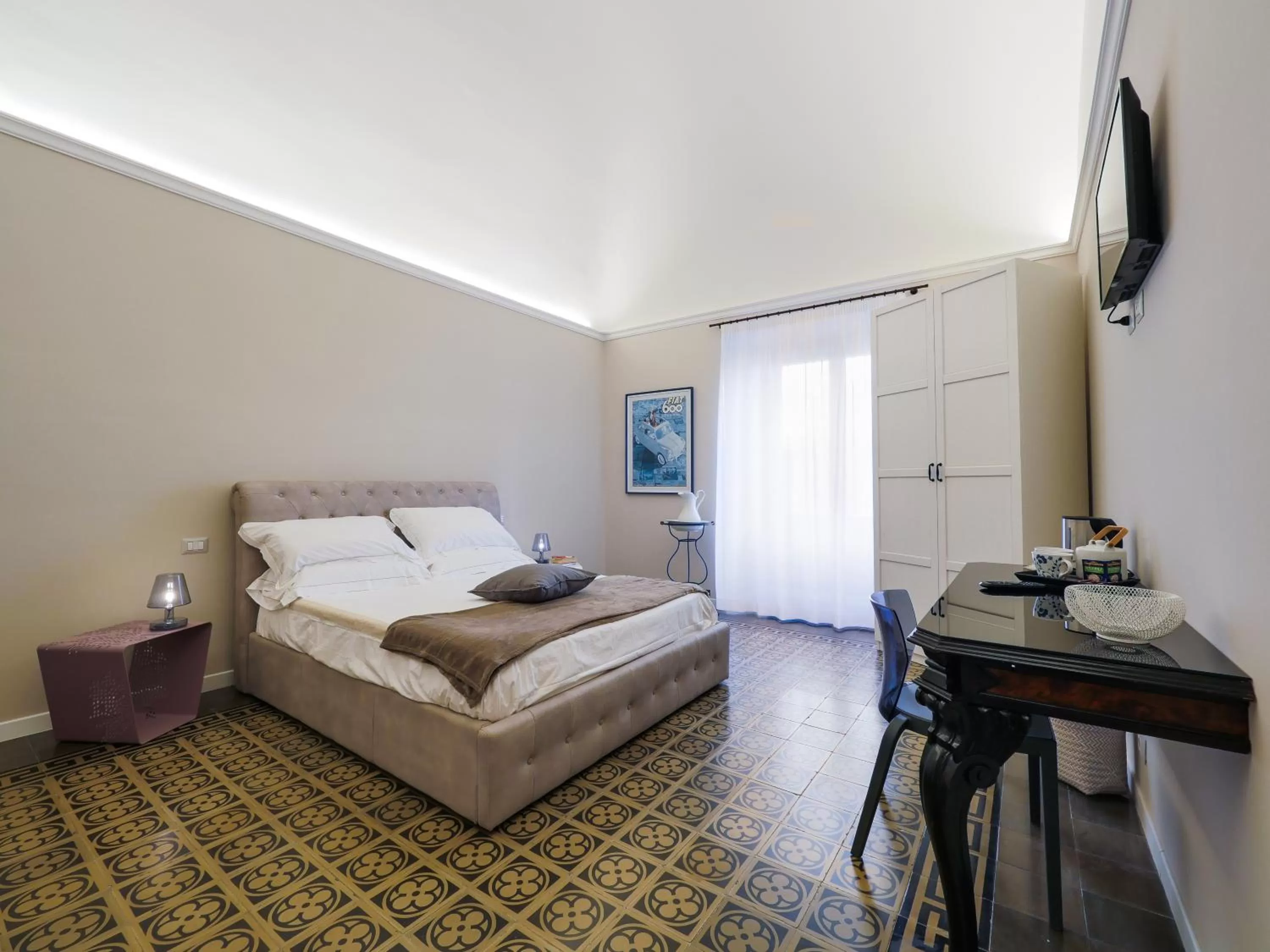 Bedroom, Bed in B&B Sciara Larmisi