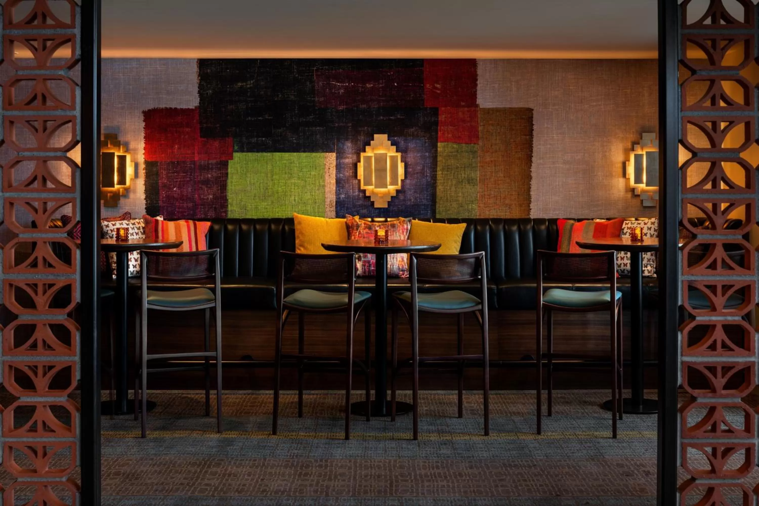 Lounge or bar in JW Marriott Los Angeles L.A. LIVE