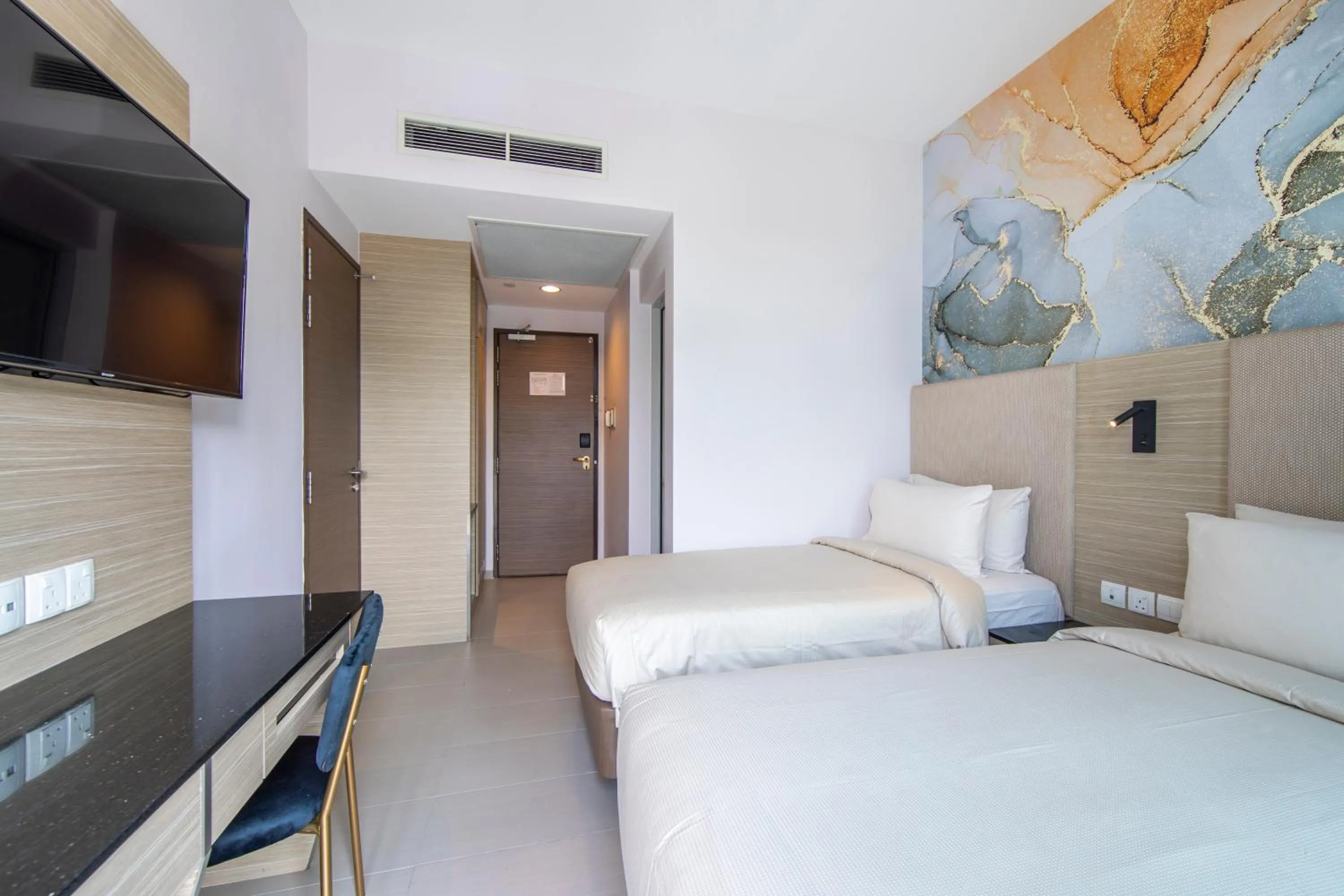 Bedroom, Bed in ibis Styles Singapore Albert