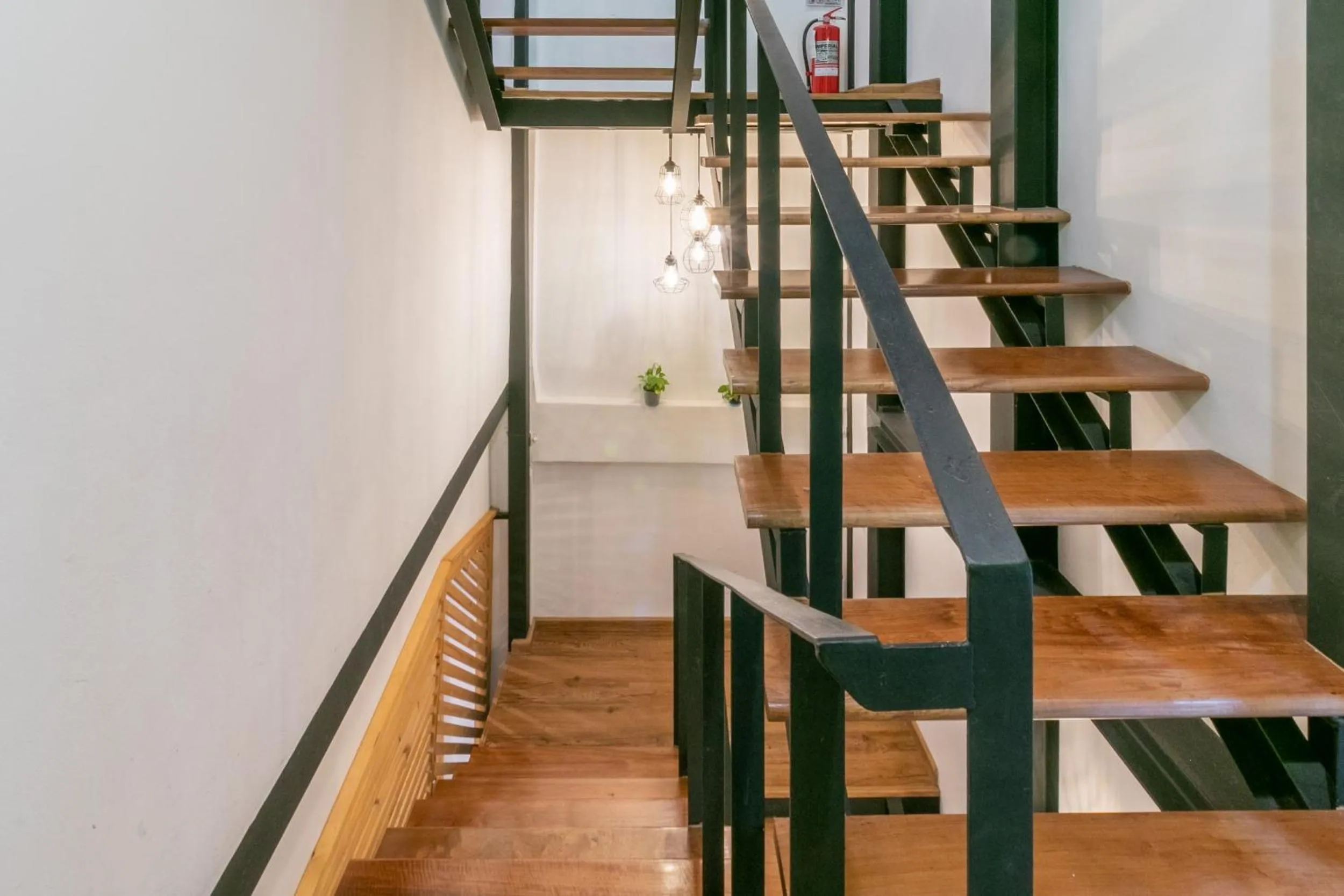 Decorative detail in Timber Hostel