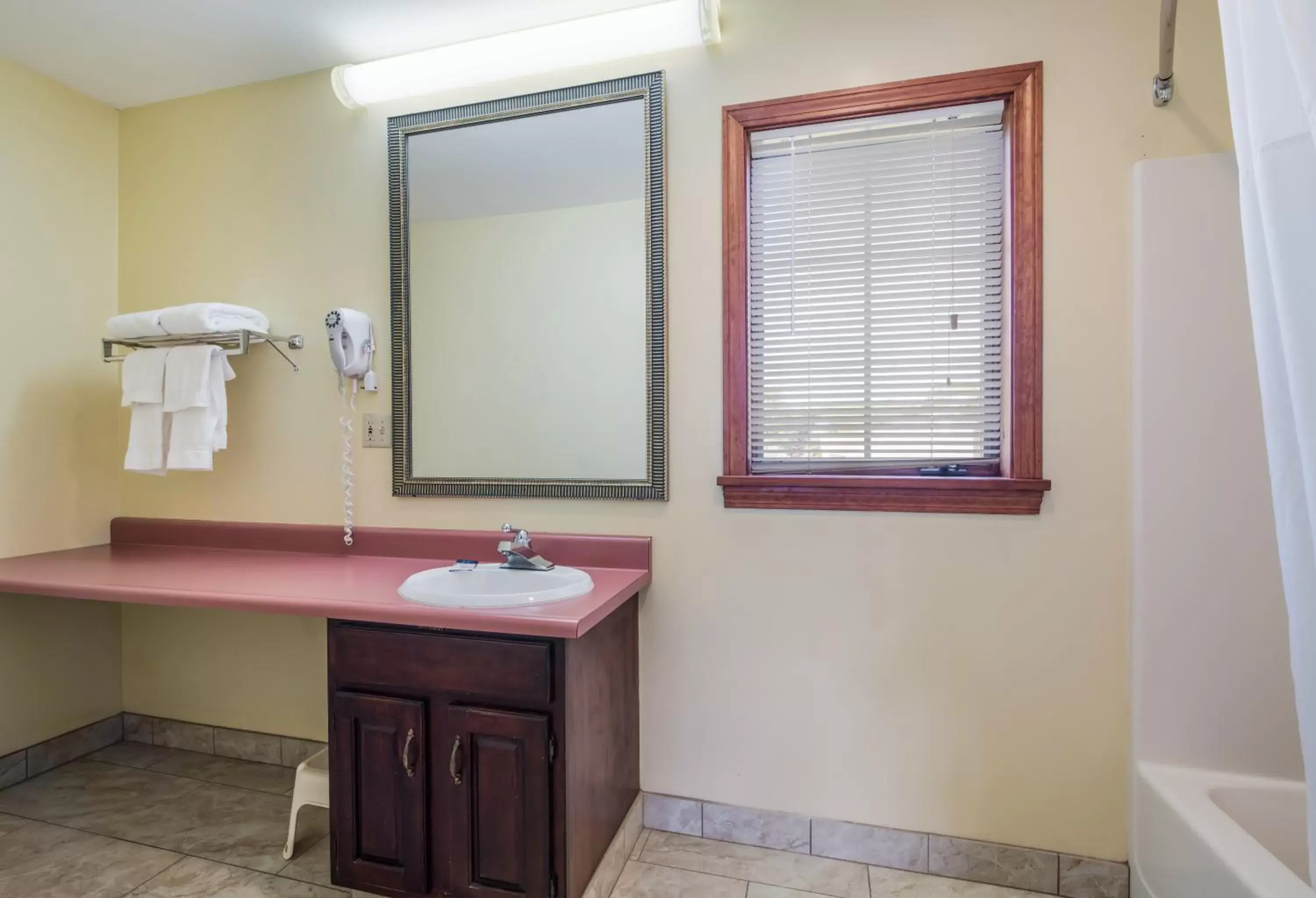 Bathroom in Americas Best Value Inn Scarborough Portland