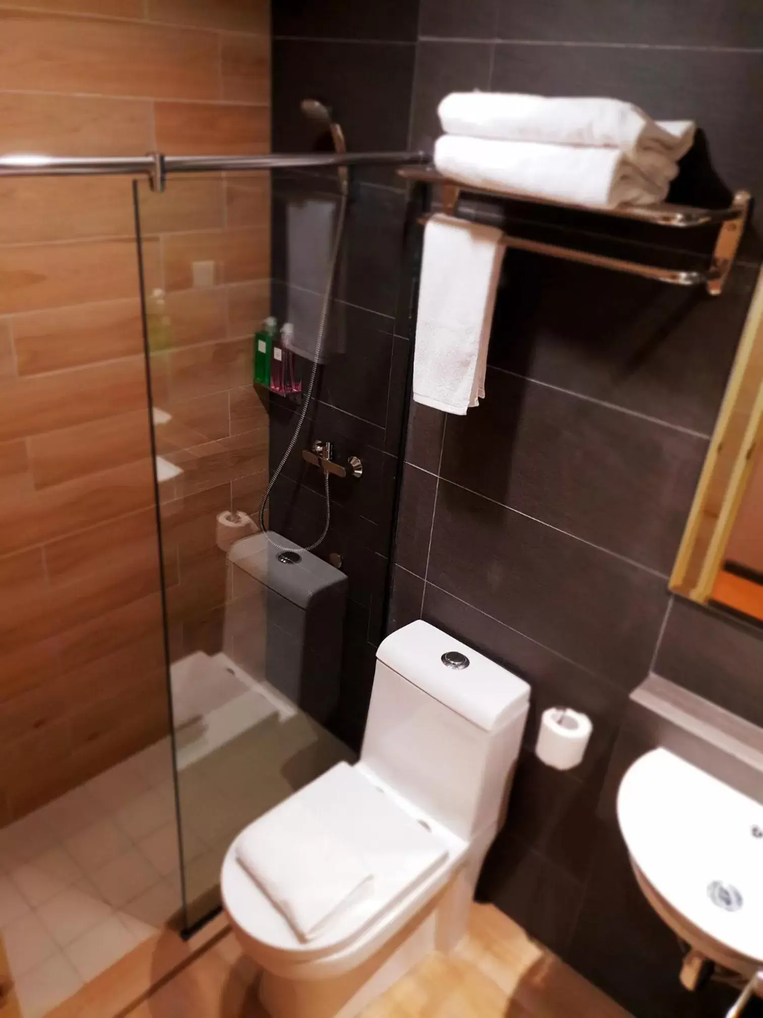 Shower, Bathroom in Qlio Hotel