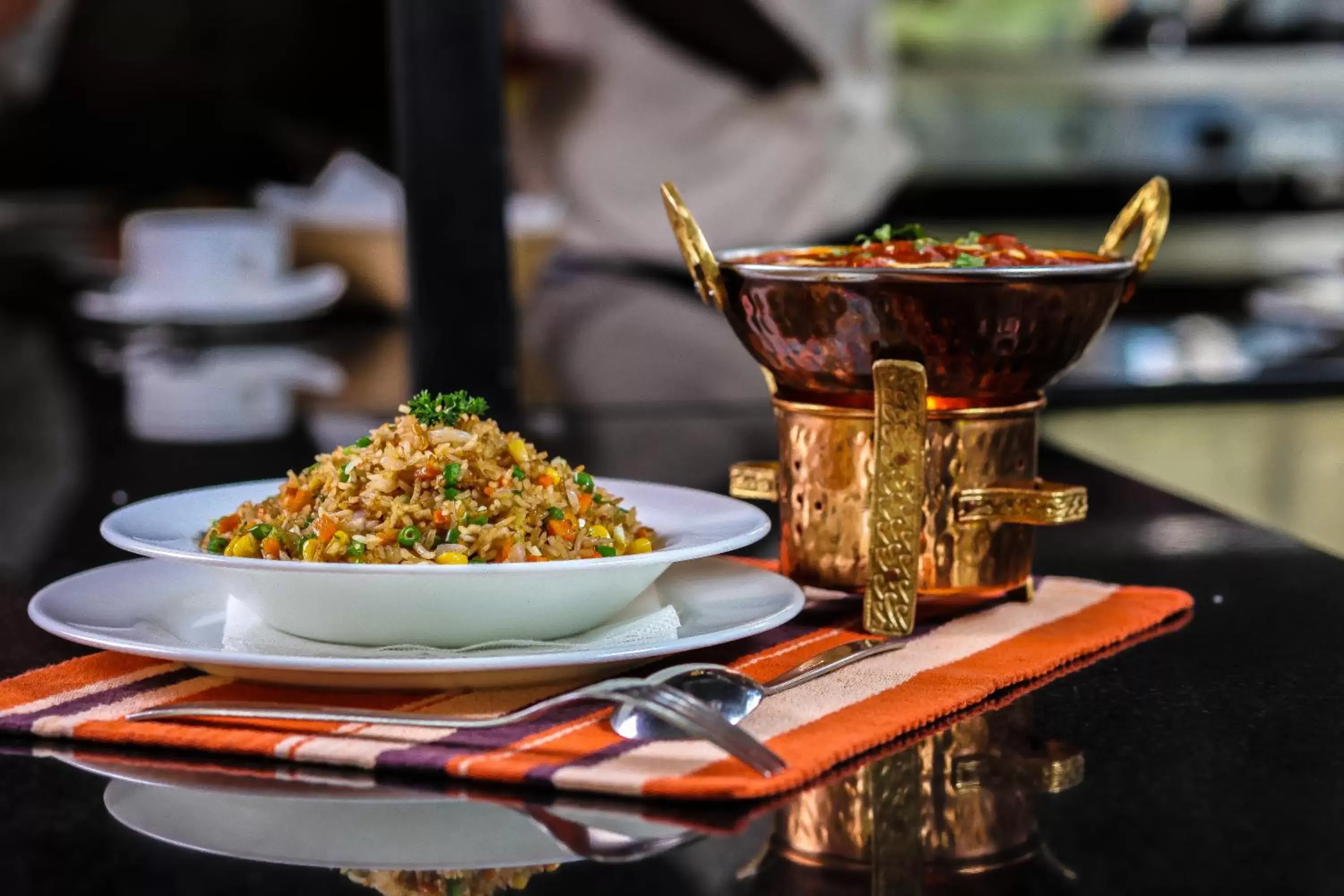 Food close-up in The Monarch Boutique Hotel