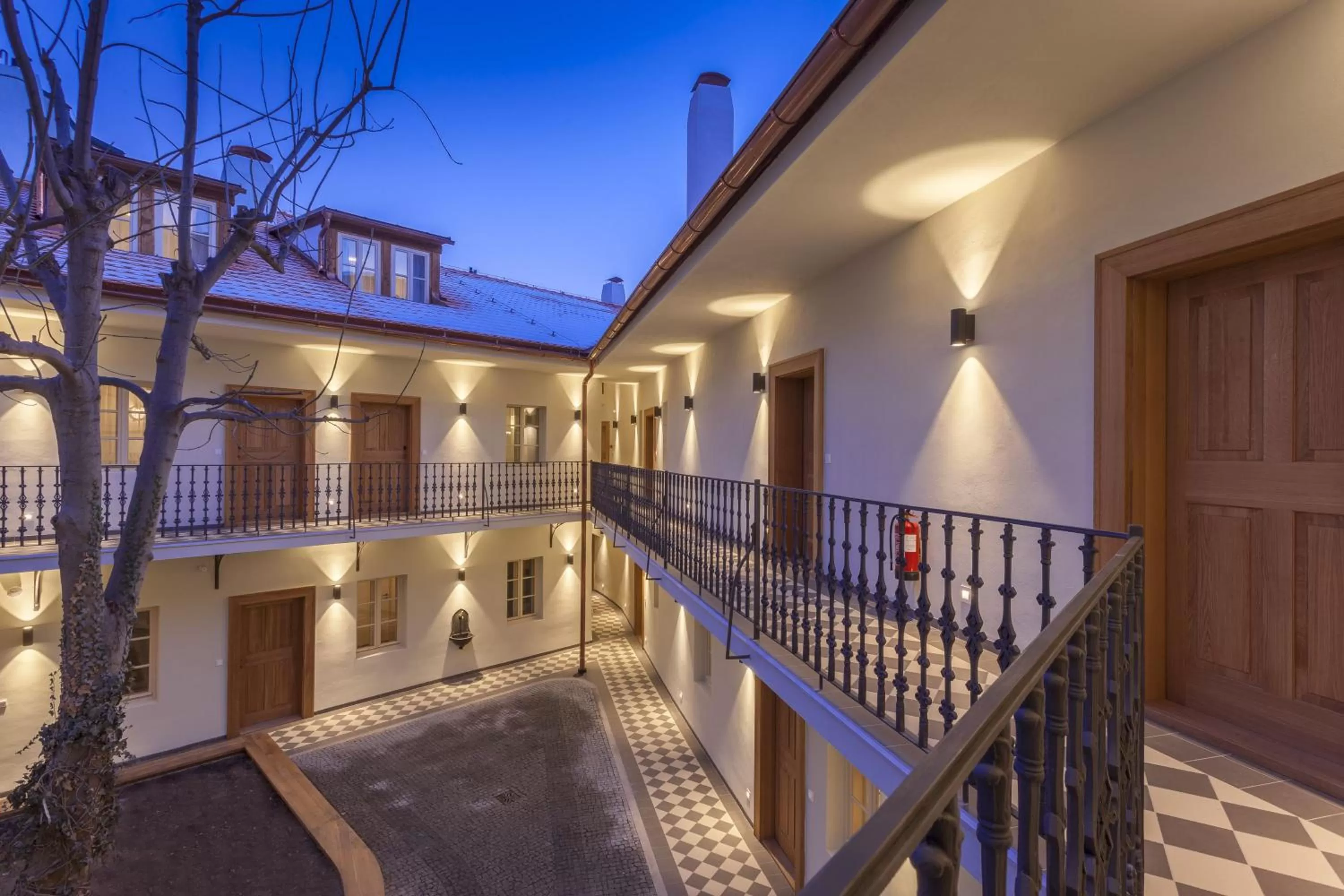 Property building in Hotel At the White Lily