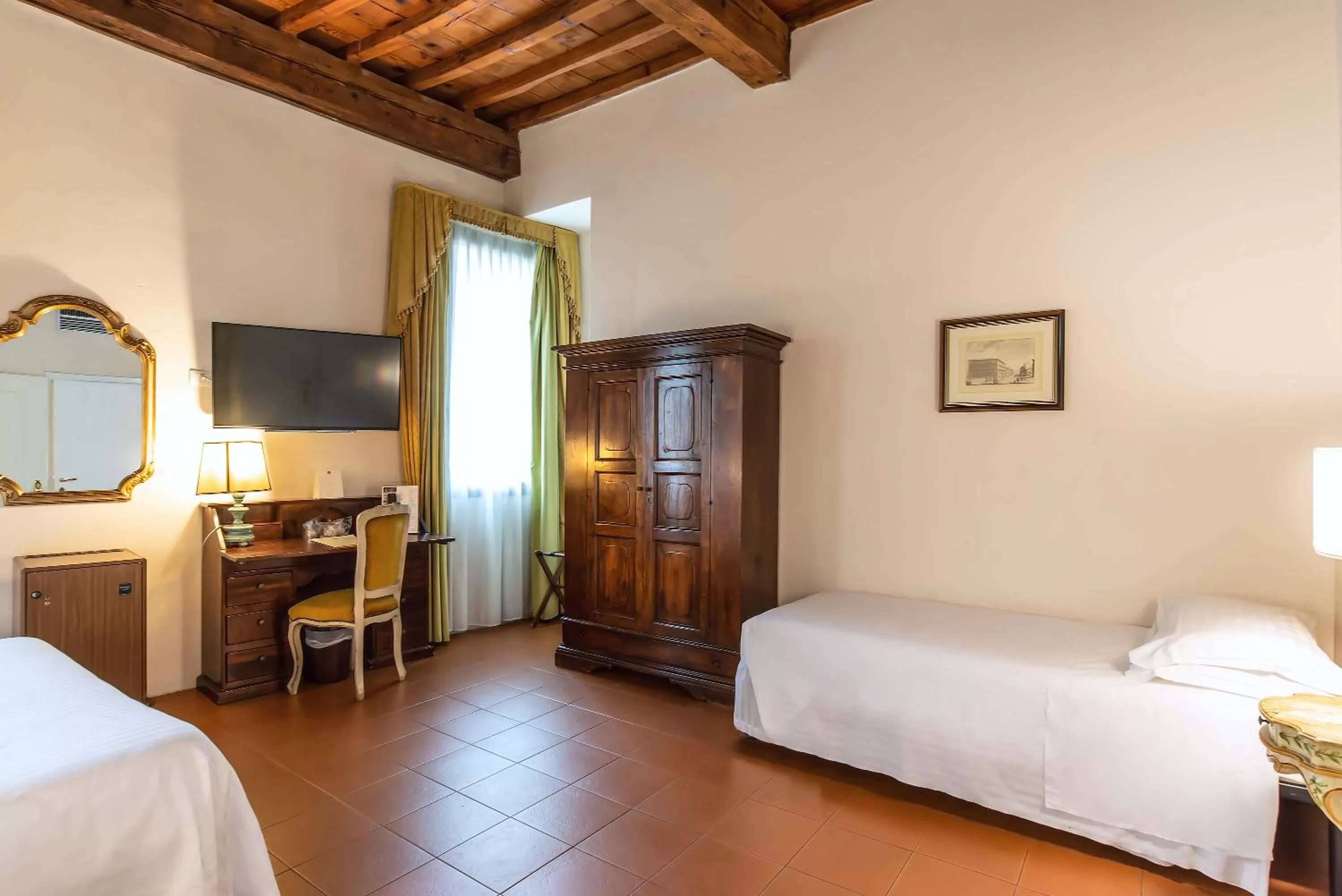 Bed in Hotel Machiavelli Palace