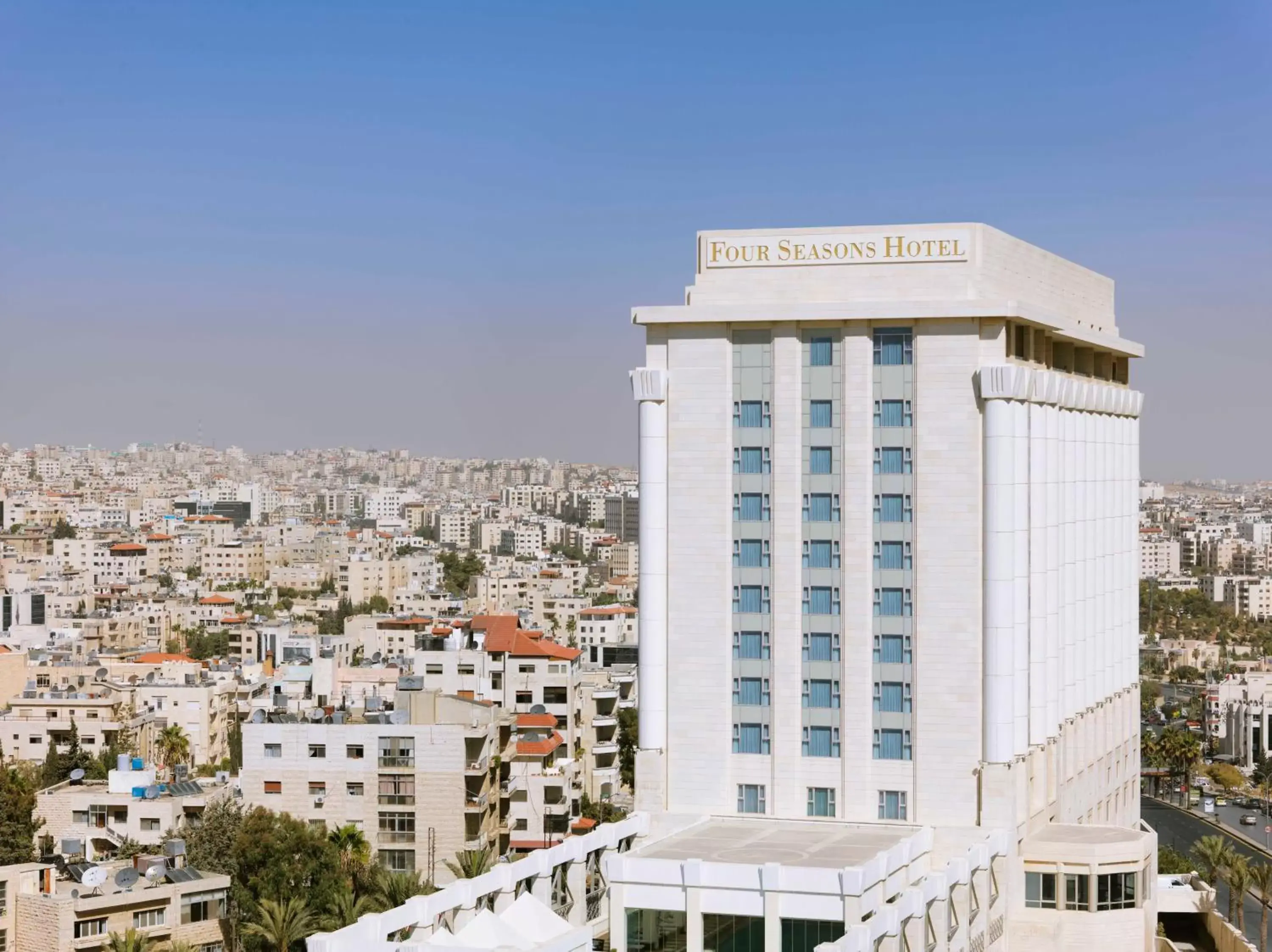 Bird's eye view in Four Seasons Hotel Amman