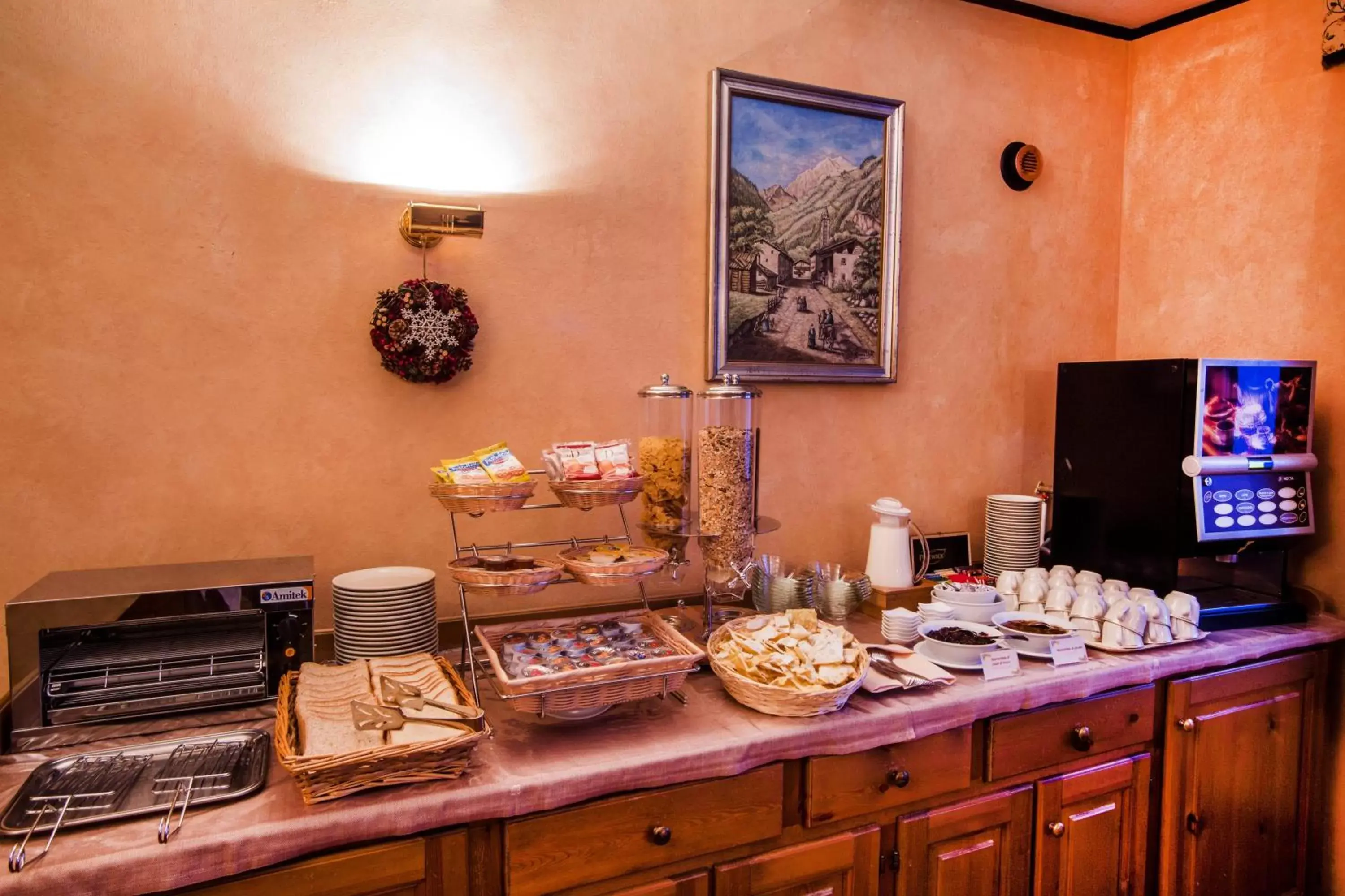 Food close-up in Hotel Des Glaciers