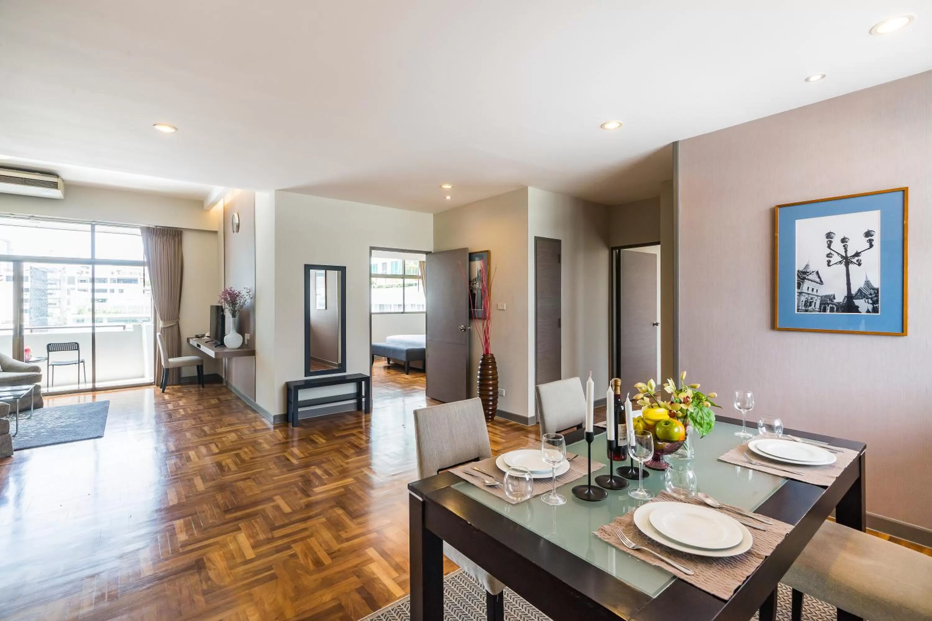 Dining area in Asoke Residence Sukhumvit by UHG