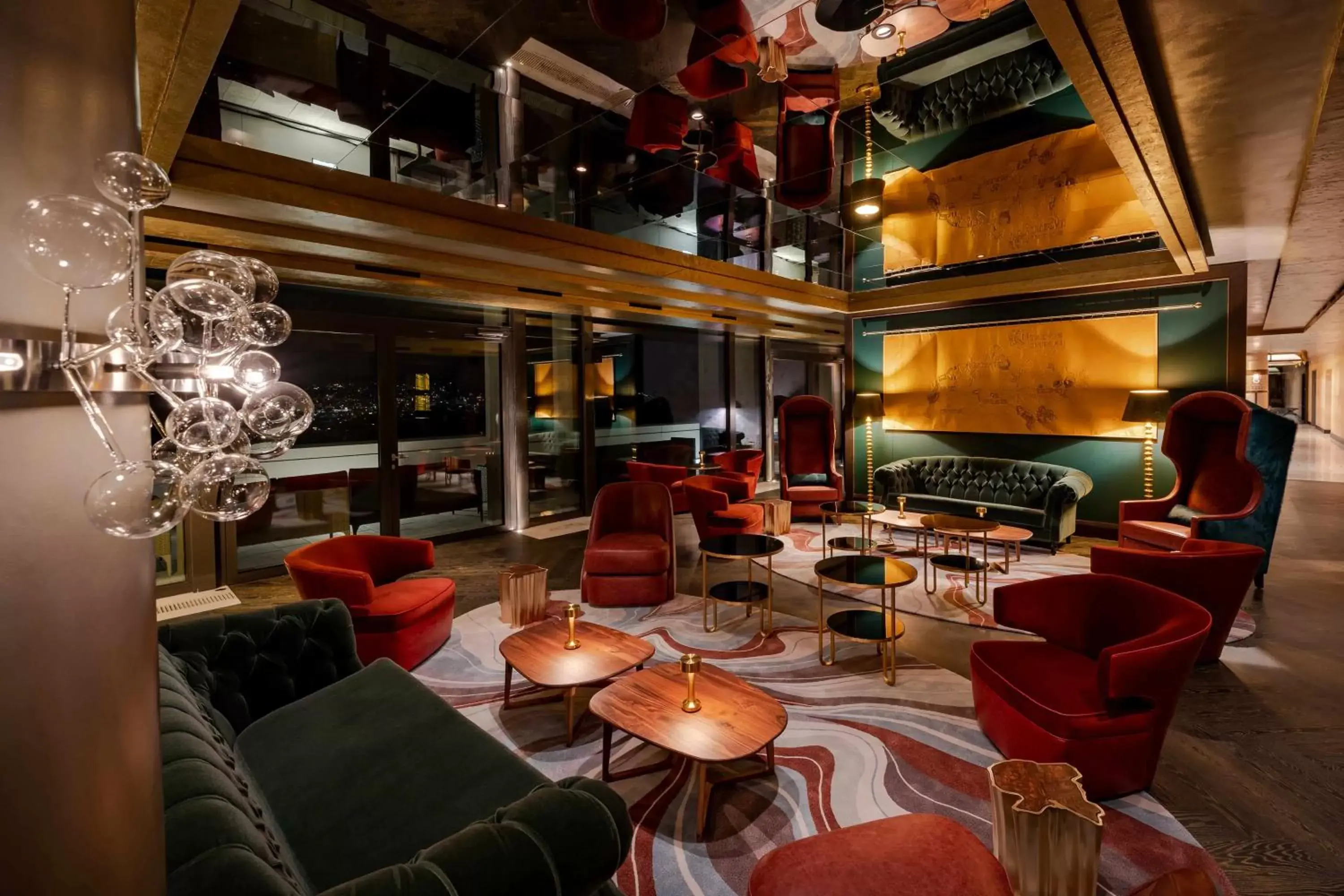 Restaurant/places to eat, Lounge/Bar in FIVE Zurich - Luxury City Resort